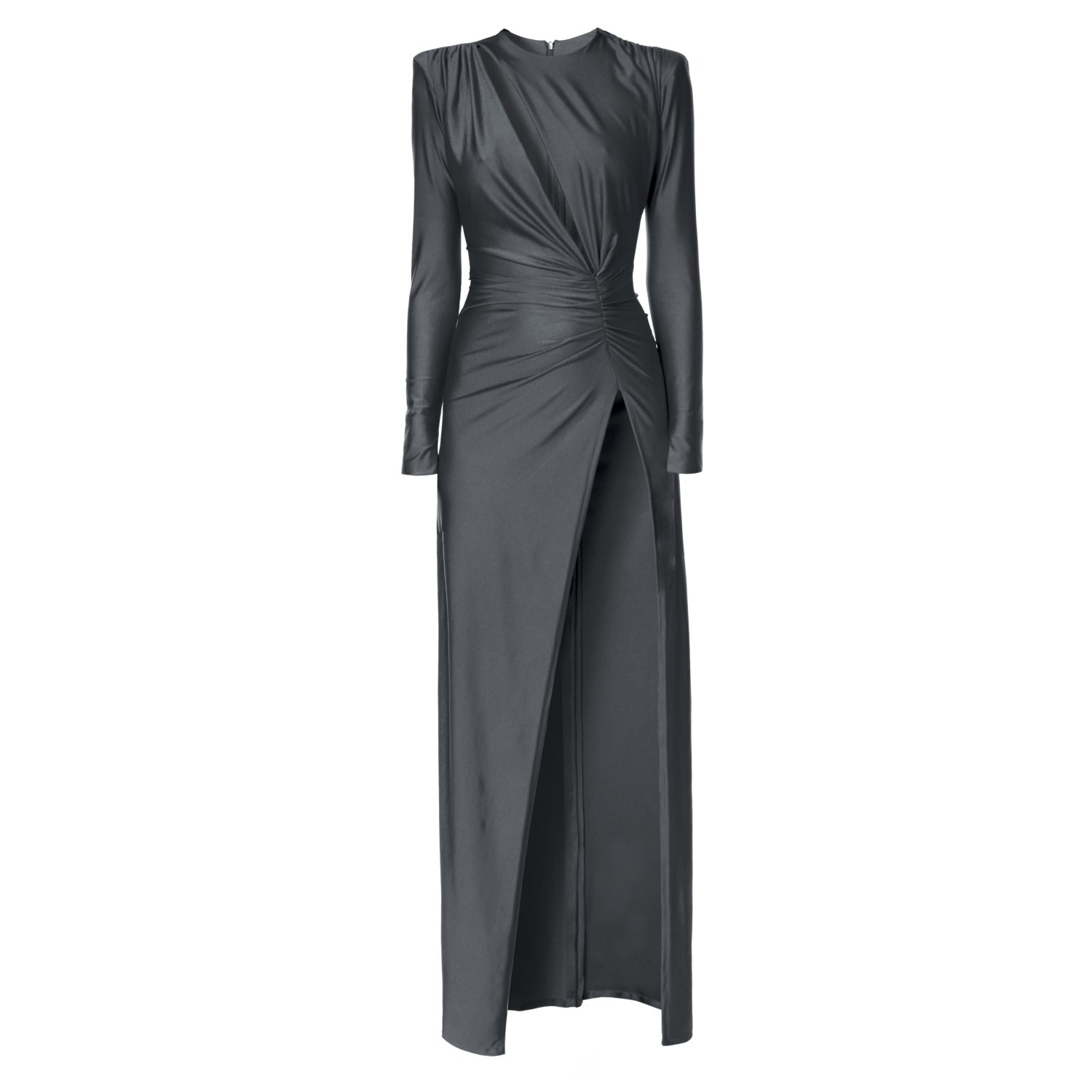 Women’s Black Adriana Smokey Pearl Maxi Evening Dress Small Aggi