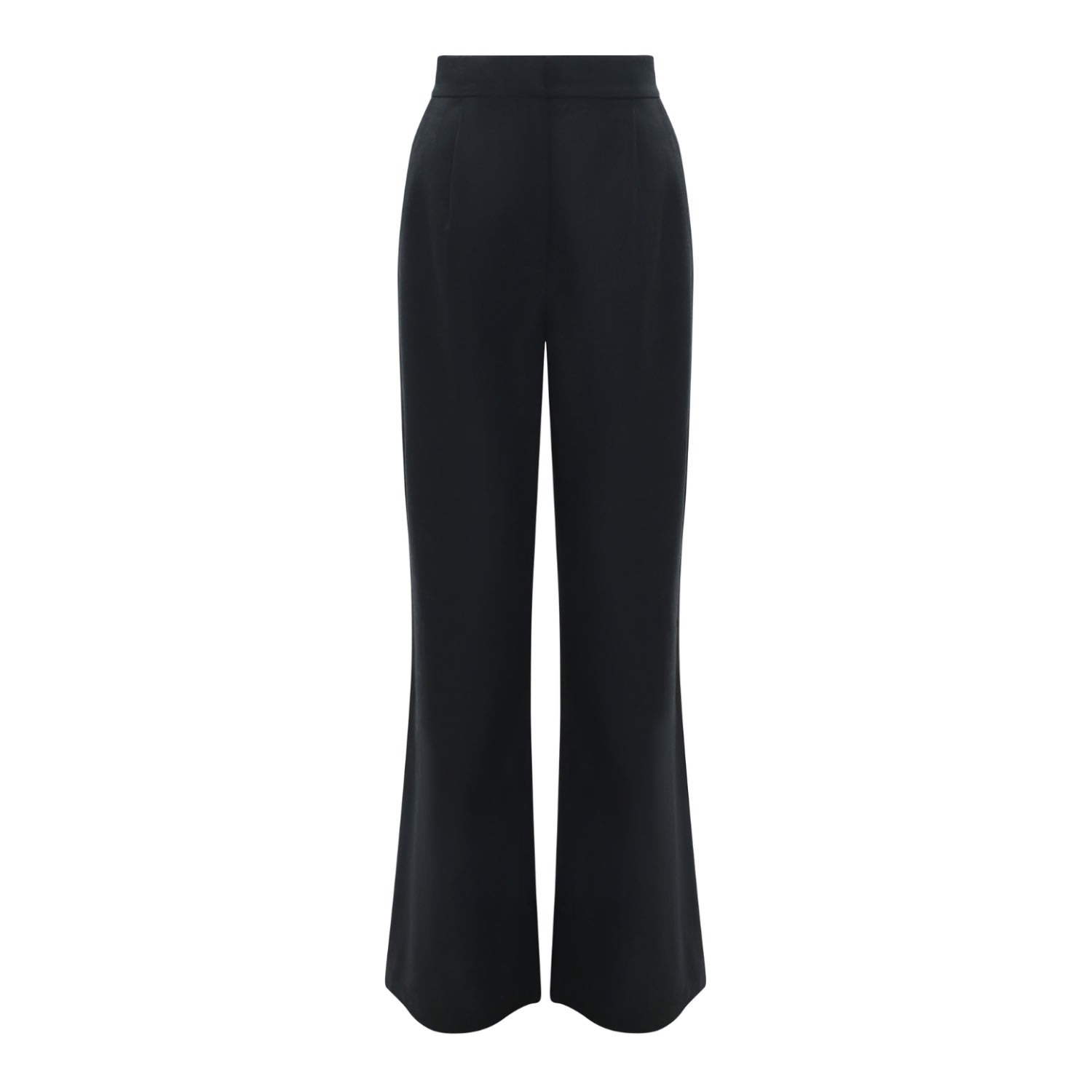 Women’s Petite Black Linen Marta Trousers Medium Kk