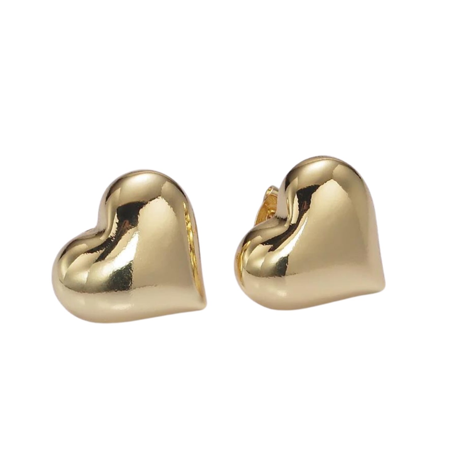 Women’s Gold Amour Heart Earrings Celine Collective