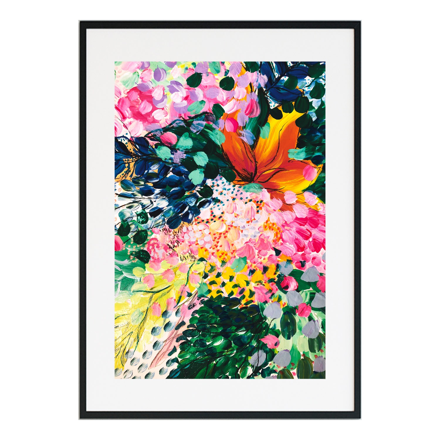 Fleur - Abstract Floral Print Jessica Slack Studio