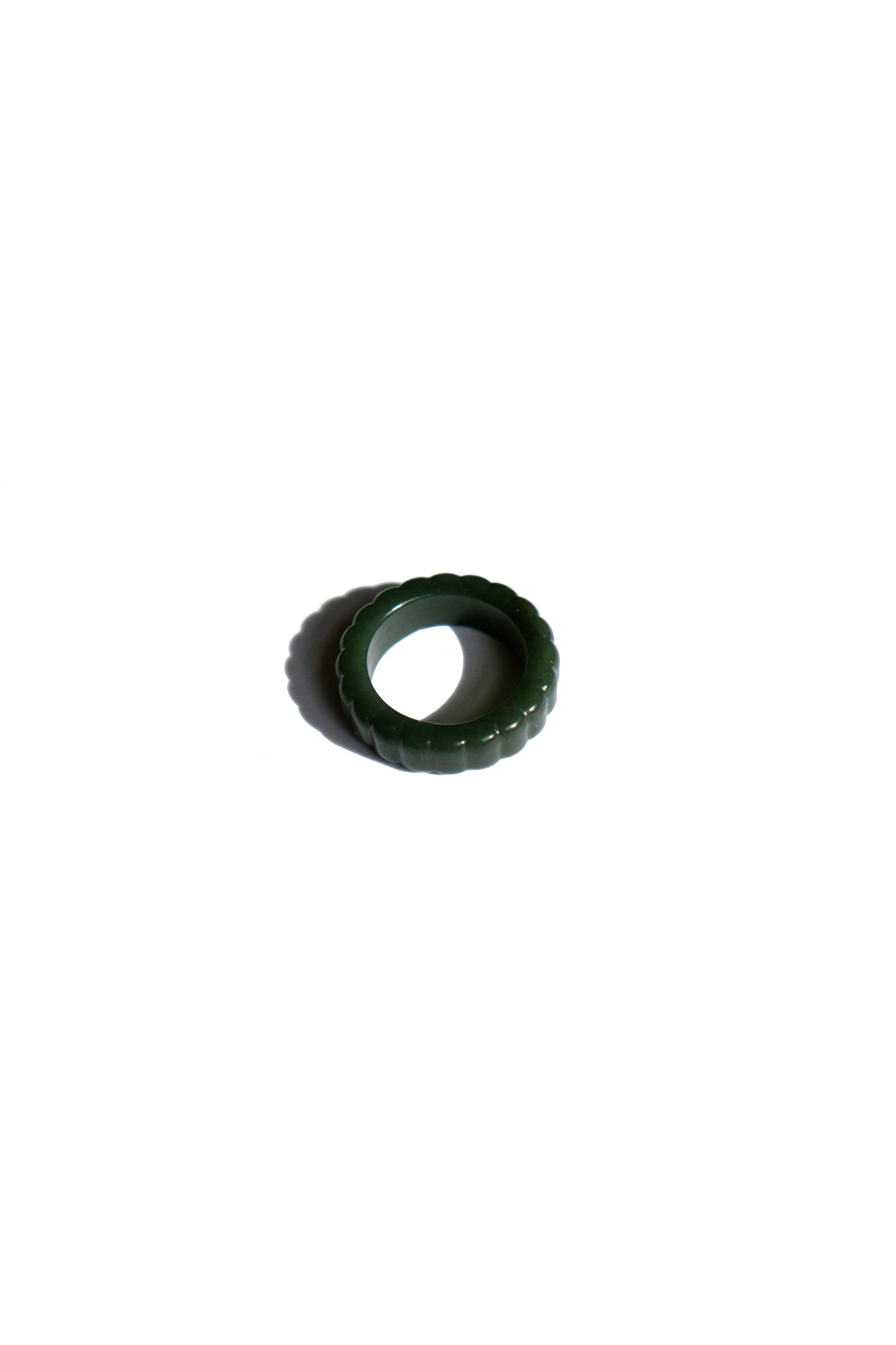 Women’s Green Sophia Skinny Jade Ring Seree