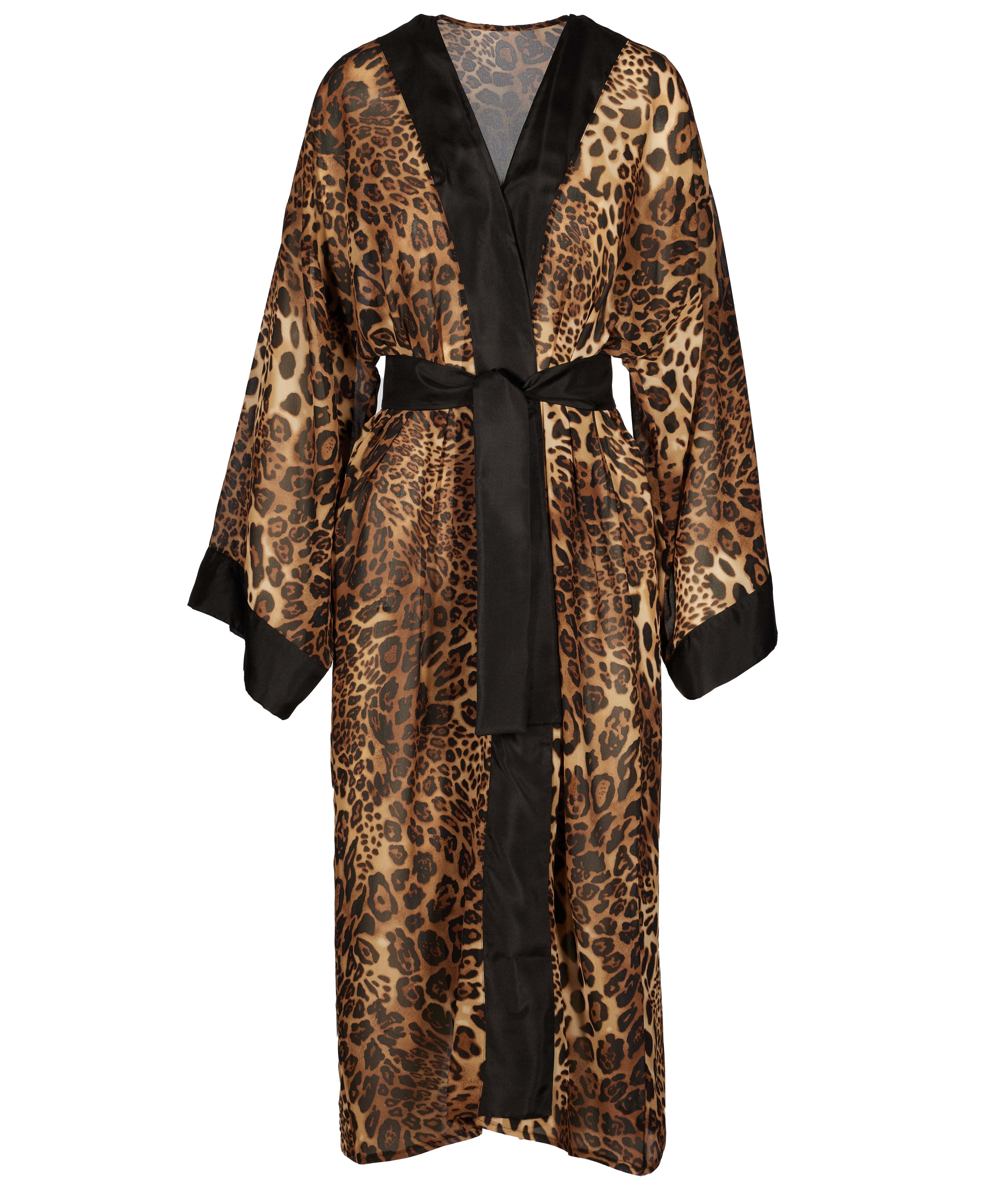 Women’s Black / Brown Brown Kimono One Size Tessitura