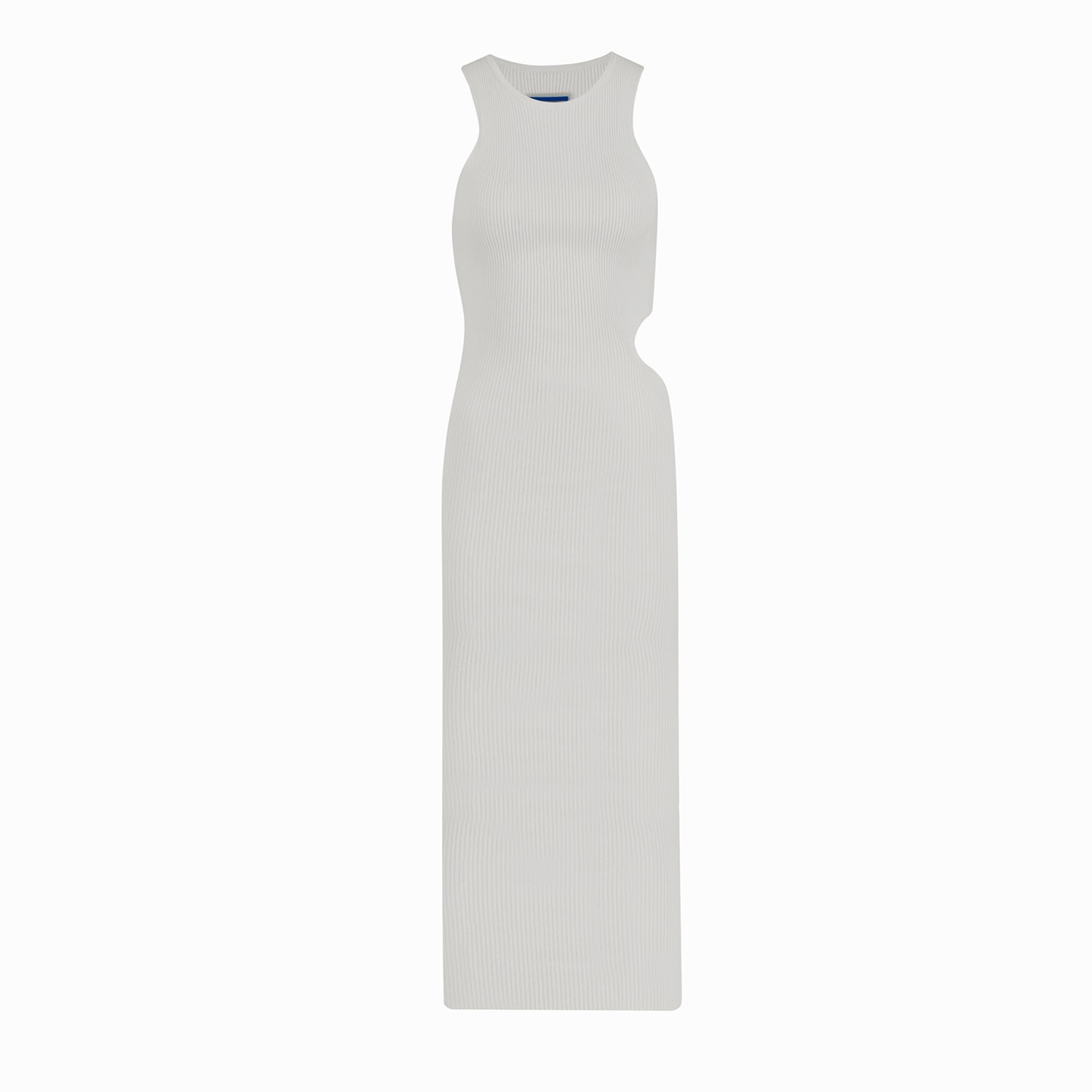 Women’s Kntlgy Asymmetric Cut-Out White Midi Dress L