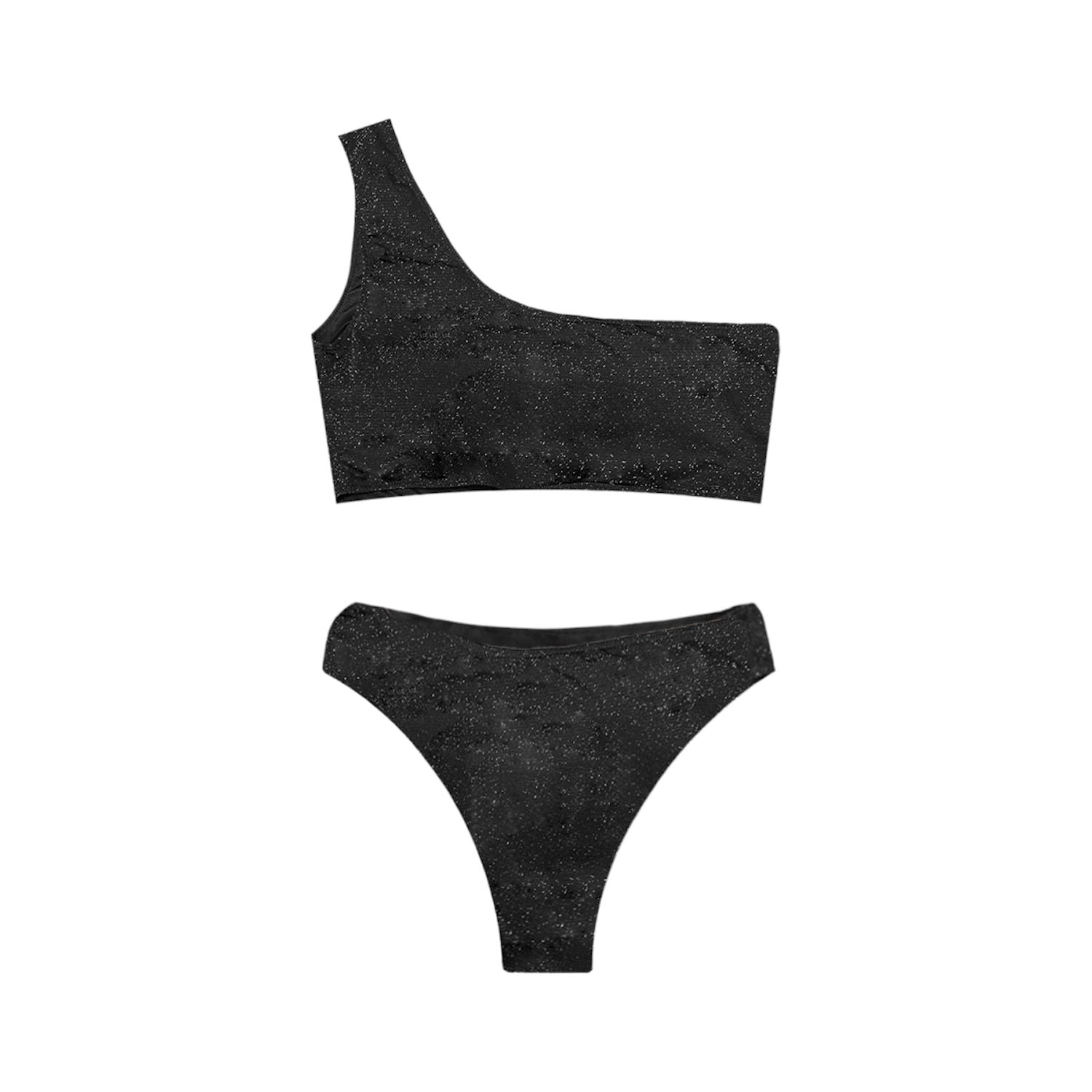 Women’s Black Blvck Glitter Swimsuit Small Blvck Paris