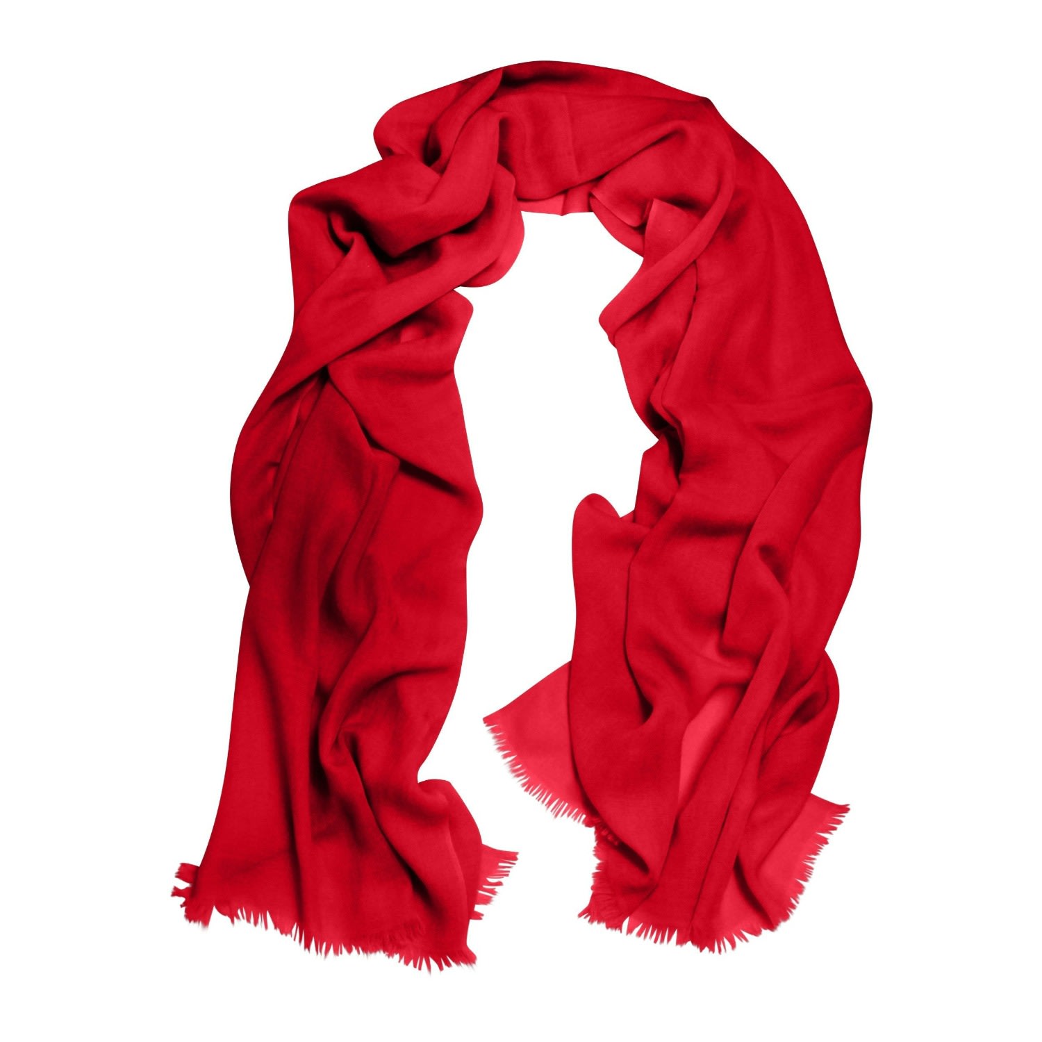 Women’s Cressida Pure Cashmere Pashmina - Cardinal Red Cornelia James