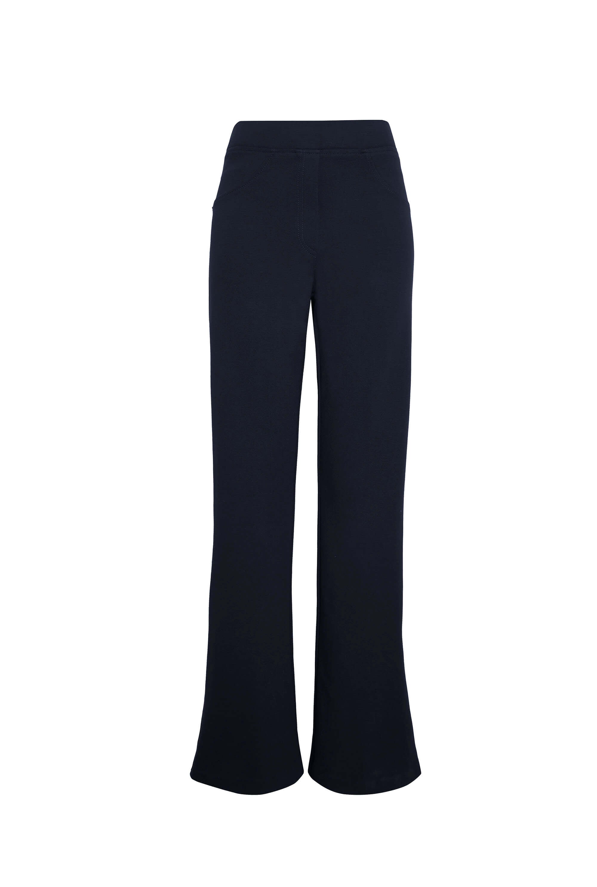 Women’s Blue Boot Leg Trousers Navy Medium James Lakeland