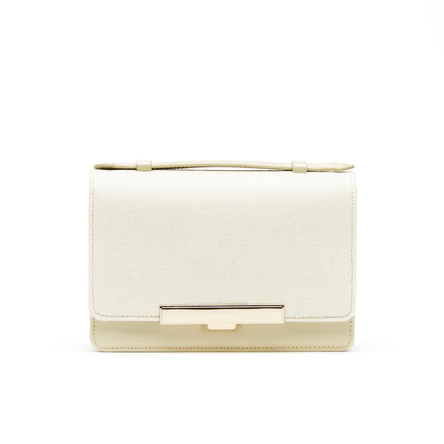 Women’s Neutrals / White Dr. Clutch - Compact Purse- Bone Color Danni Ro