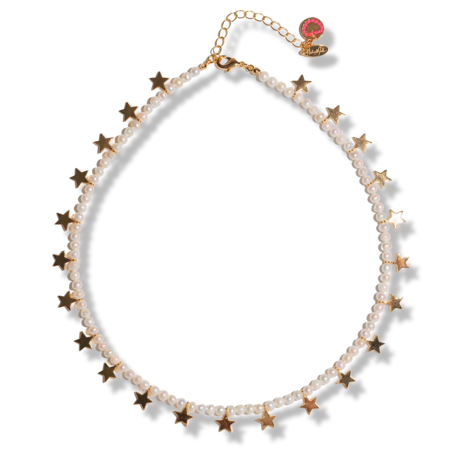 Women’s Gold / White Stars Align Necklace Mademoiselle Jules