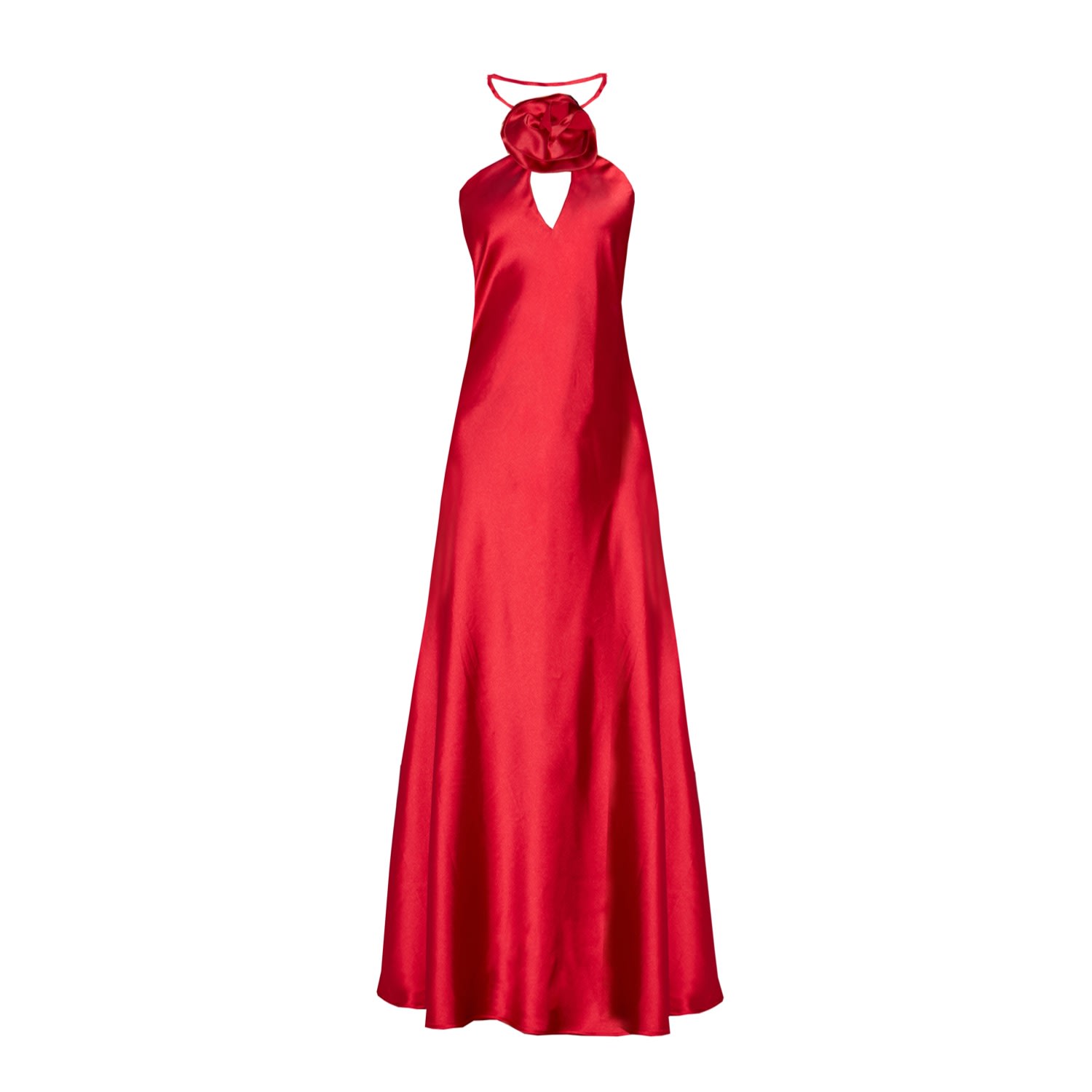 Women’s Bianca Red Dress Medium Delfi Collective