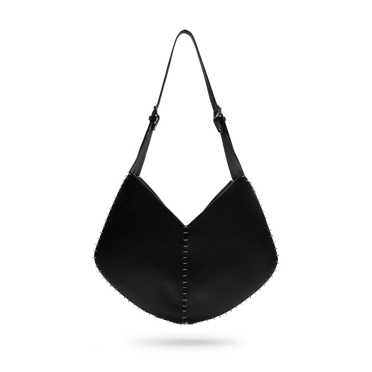 Women’s Virginia Rhombus Bag - Black Saffiano Leather Danni Ro