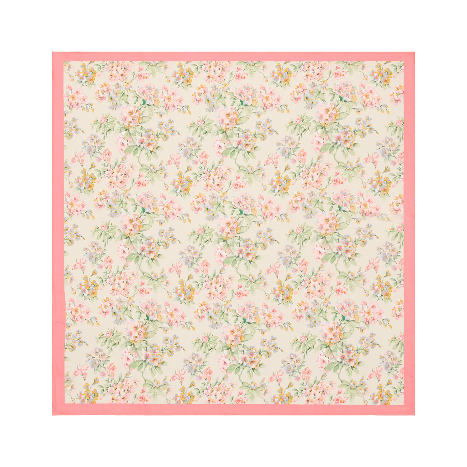 Neutrals Pink Blossoms Floral Scarf For Women Meraki Unlimited