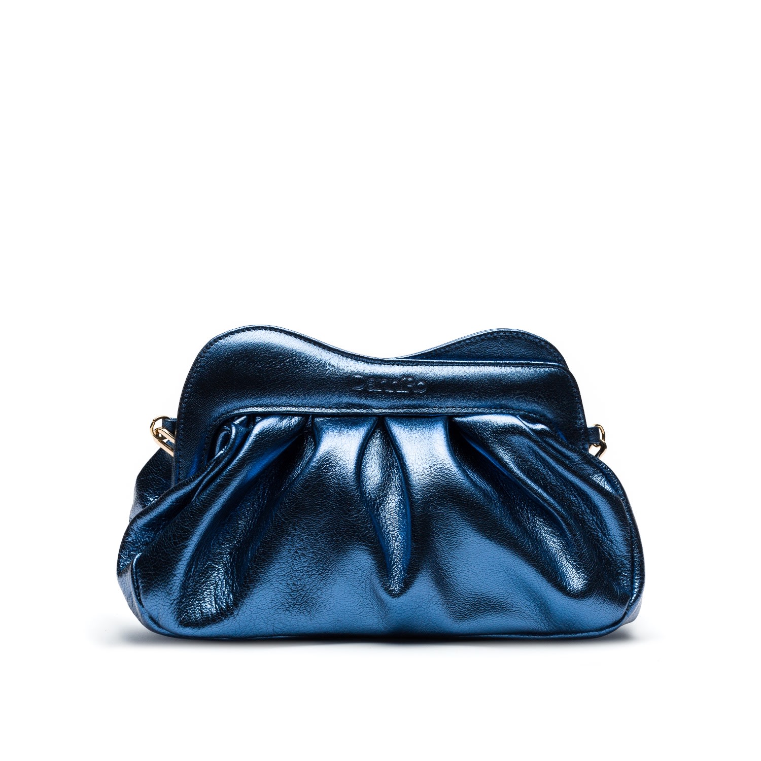 Women’s Lisbon Baby Clutch - Metalic Blue Danni Ro