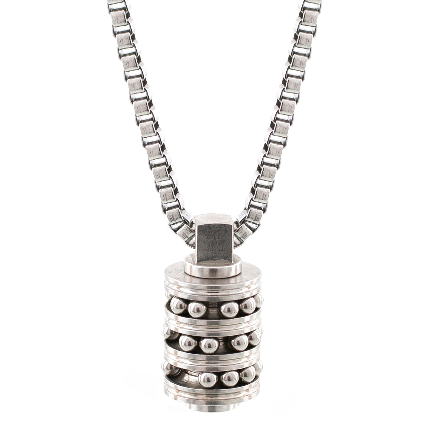 Men’s Silver Chaser Necklace Bailey of Sheffield