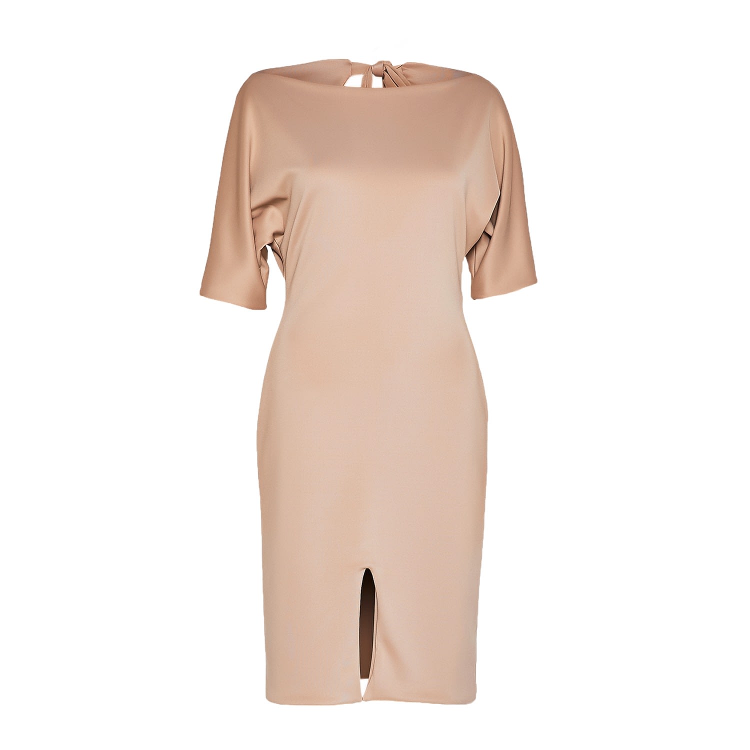 Women’s Neutrals Ella Body-Con Dress In Nude Large Cocoove