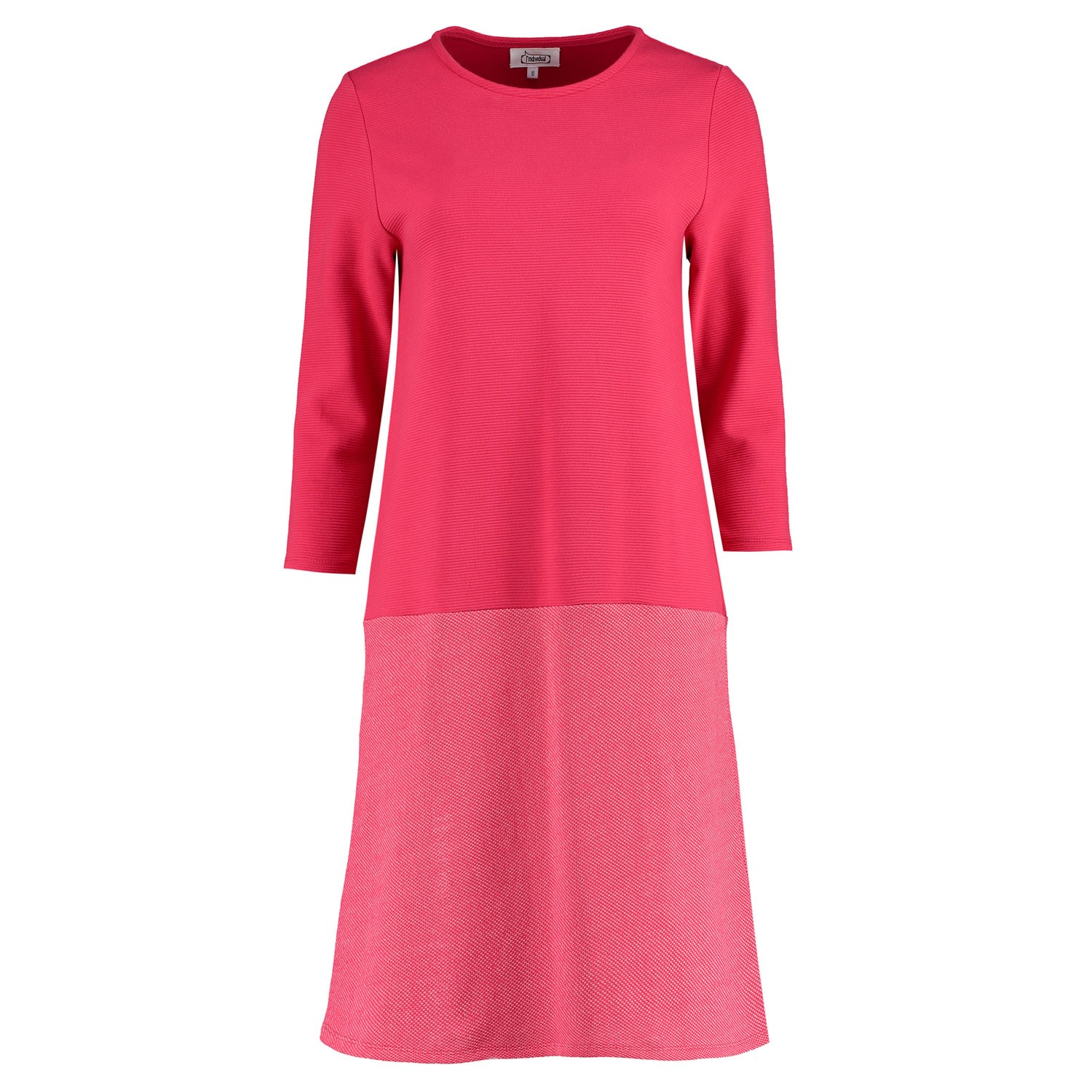 Women’s Organic Cotton Jersey Dress In Red Magenta Colour Medium I’mdividual