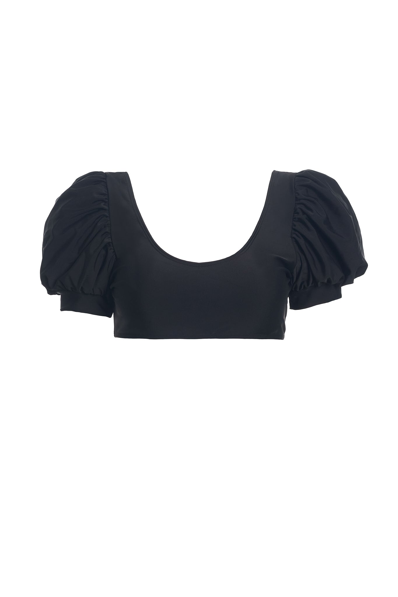 Paola Amador Women S Black Puffy Bikini Top ModeSens