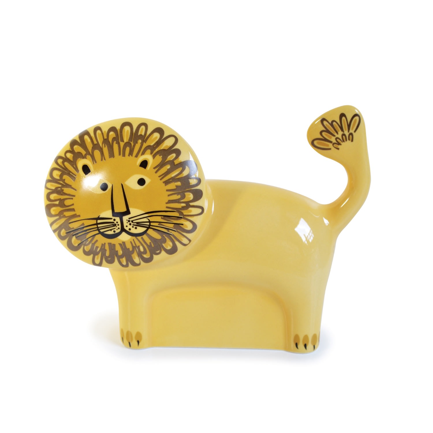 Yellow / Orange Lion Money Box Hannah Turner