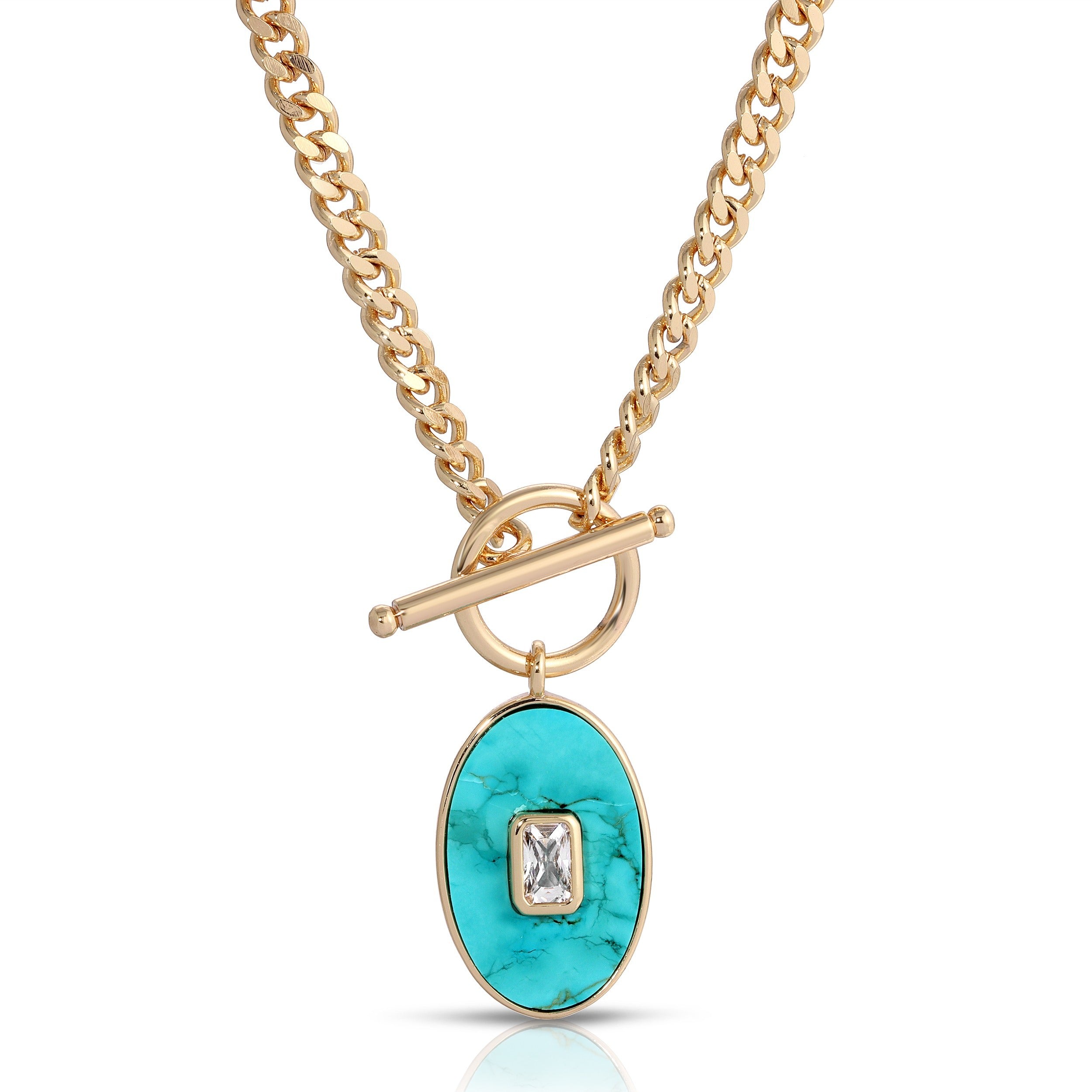 Women’s Blue Juno Pendant Necklace Turquoise Leeada Jewelry