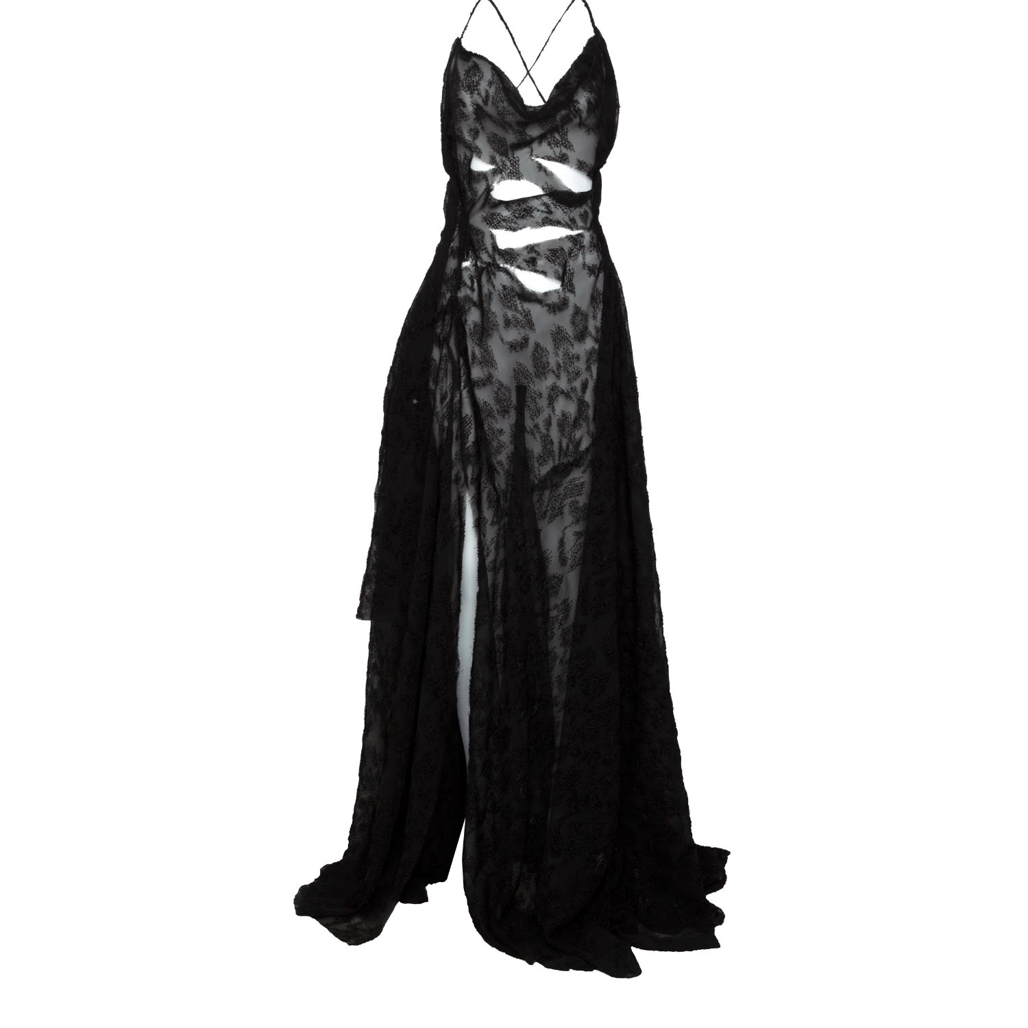 Women’s Black Courtney Dress Large Paloma Lira