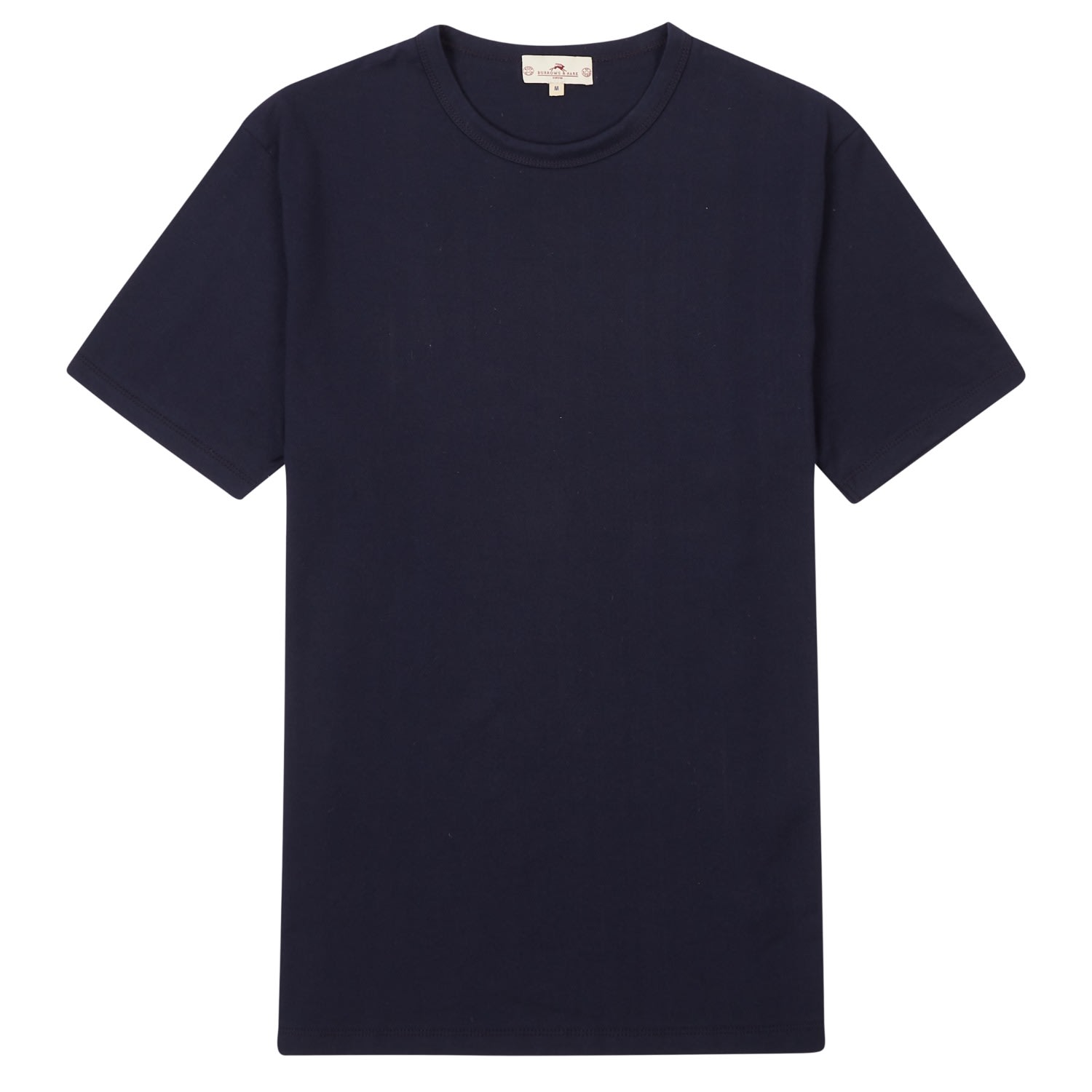 Men’s Blue Regular T-Shirt - Navy Small Burrows & Hare