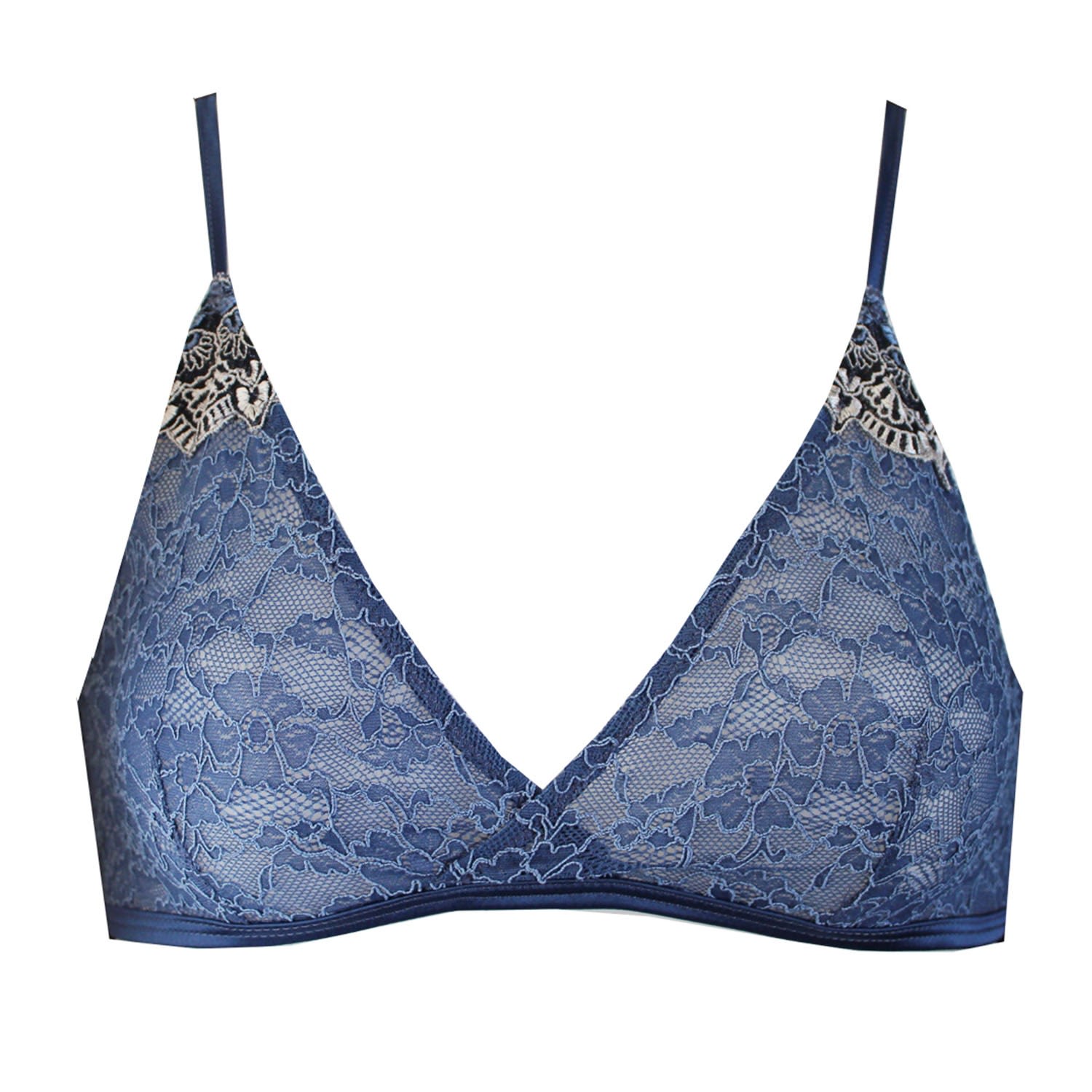 Women’s Blue Aphrodite Triangle Bra Small Tallulah Love