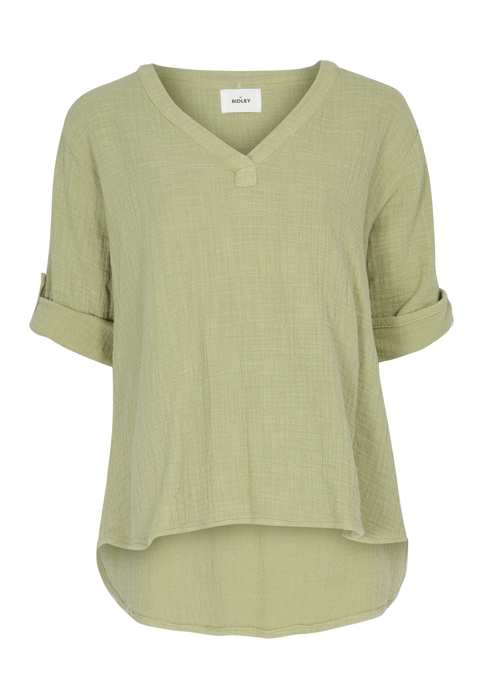 Women’s Green Asuku Top Khaki Small By Ridley