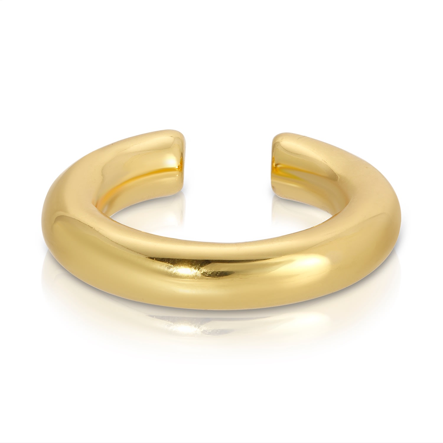 Women’s Thick Ear Cuff- Gold Glamrocks Jewelry