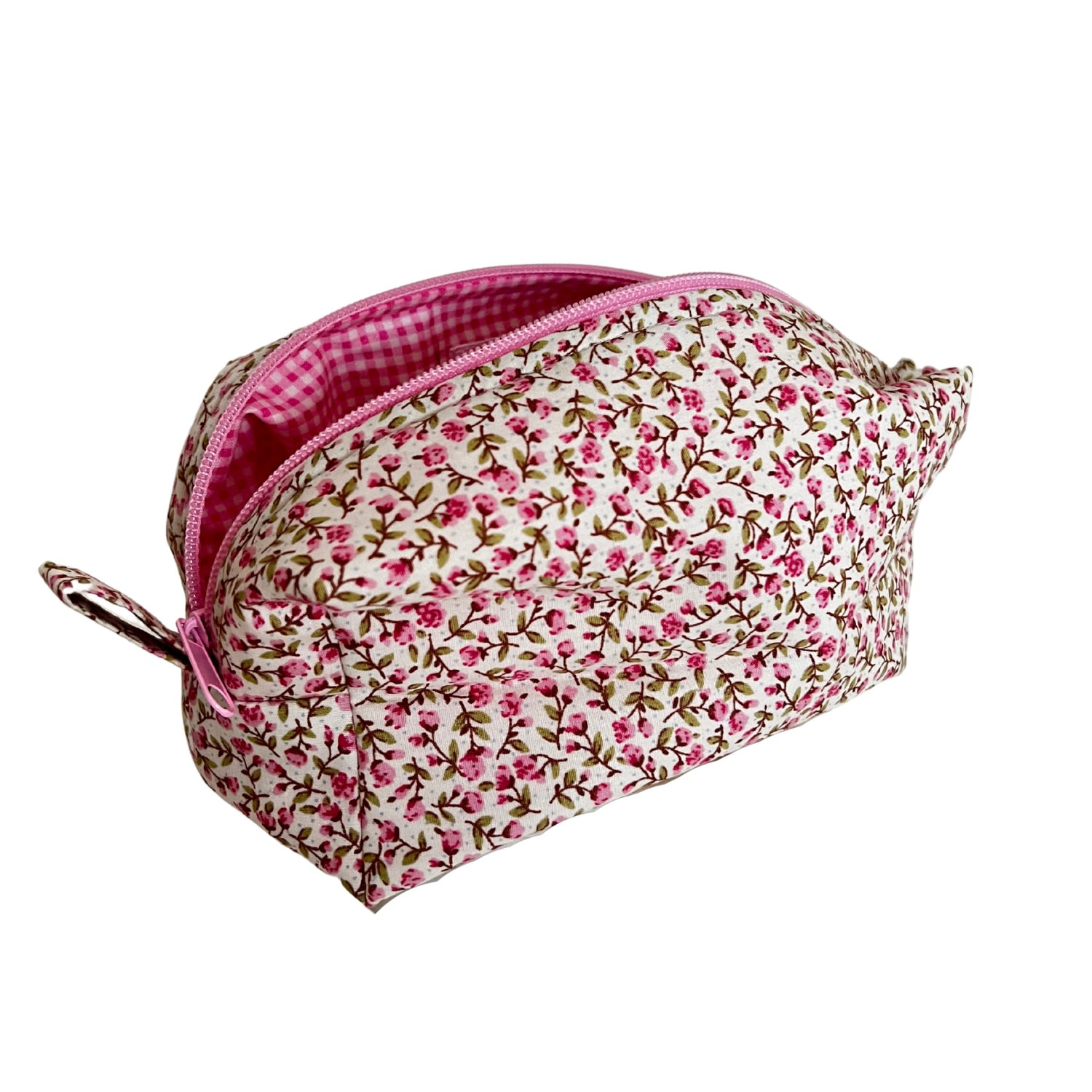 Women’s Pink / Purple Floral Makeup Bag Medium Sylki