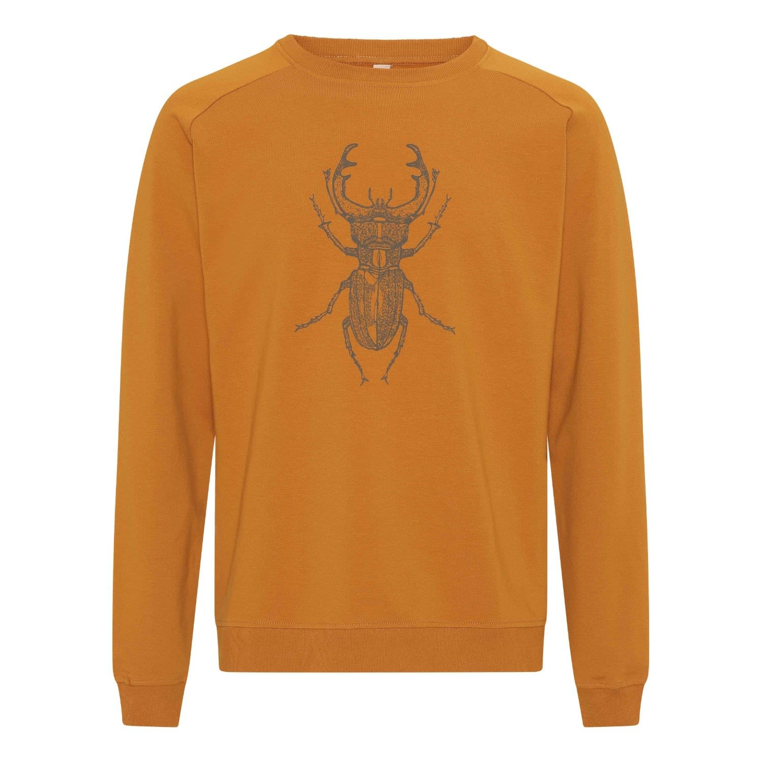 Yellow / Orange The Organic Sweatshirt - Stag Beetle. Small Grobund