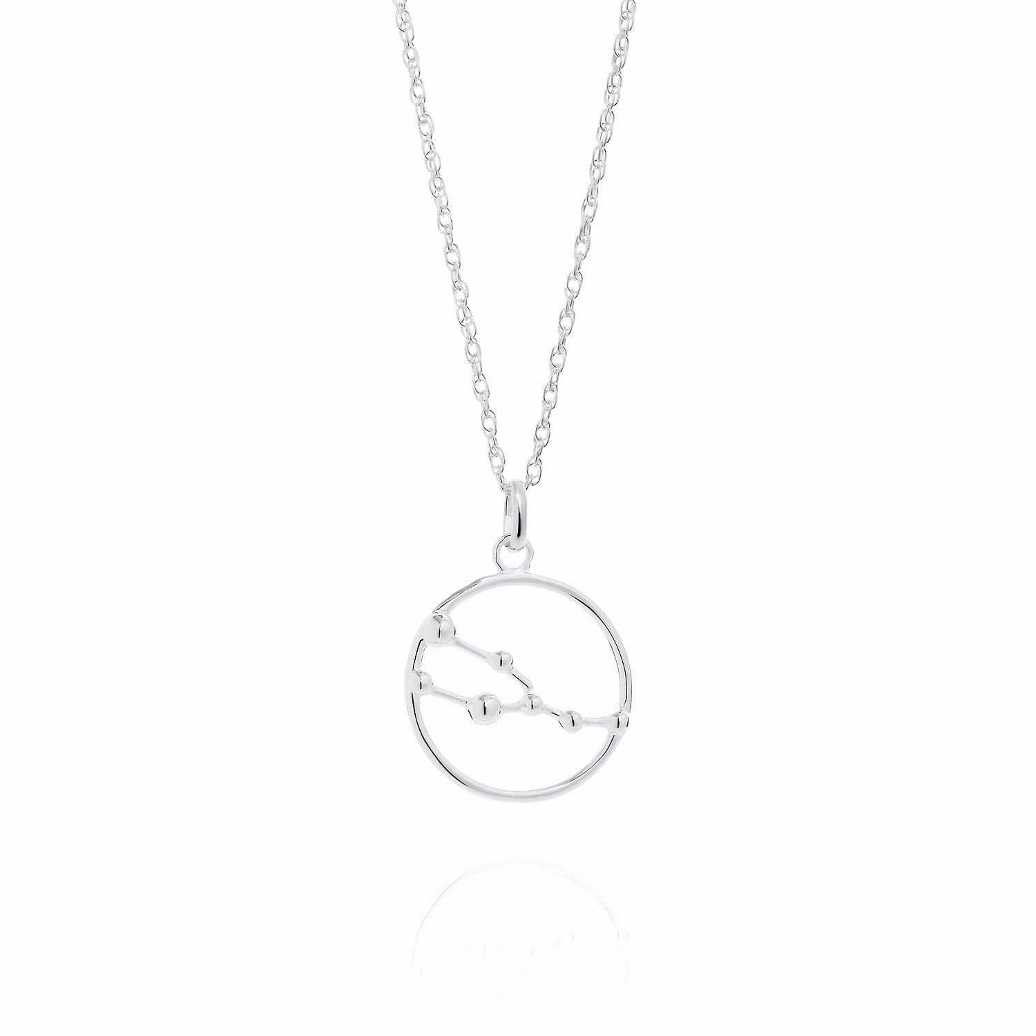 Women’s Silver Taurus Astrology Necklace Yasmin Everley Jewellery