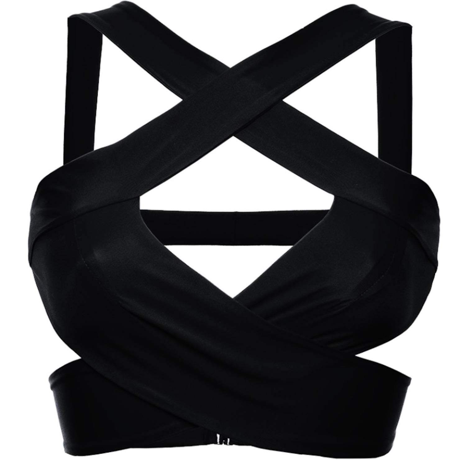 Women’s X Top - Black /With Pad Pockets/ Small Fanna - the Brand for Conscious Women