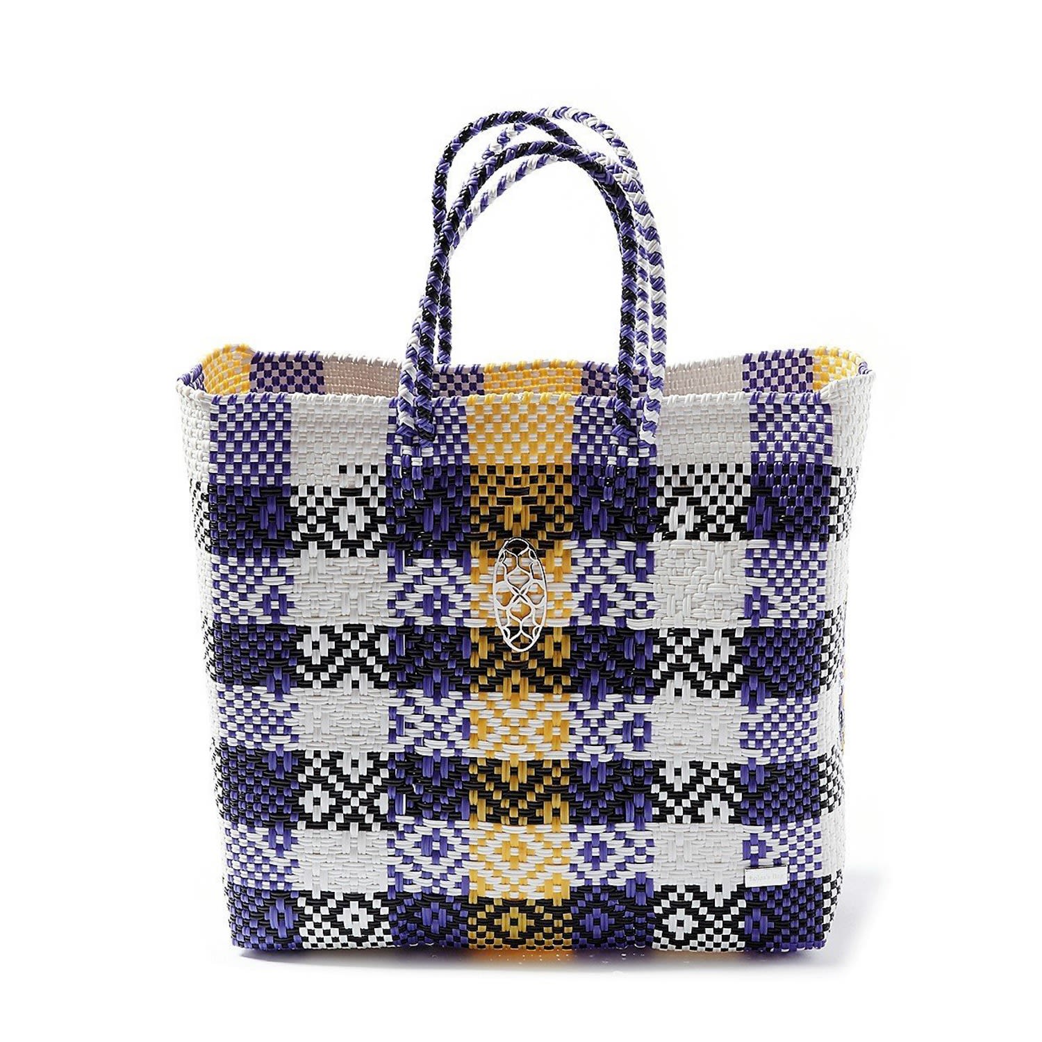 Women’s Medium Purple Yellow Tote Bag Lolas Bag