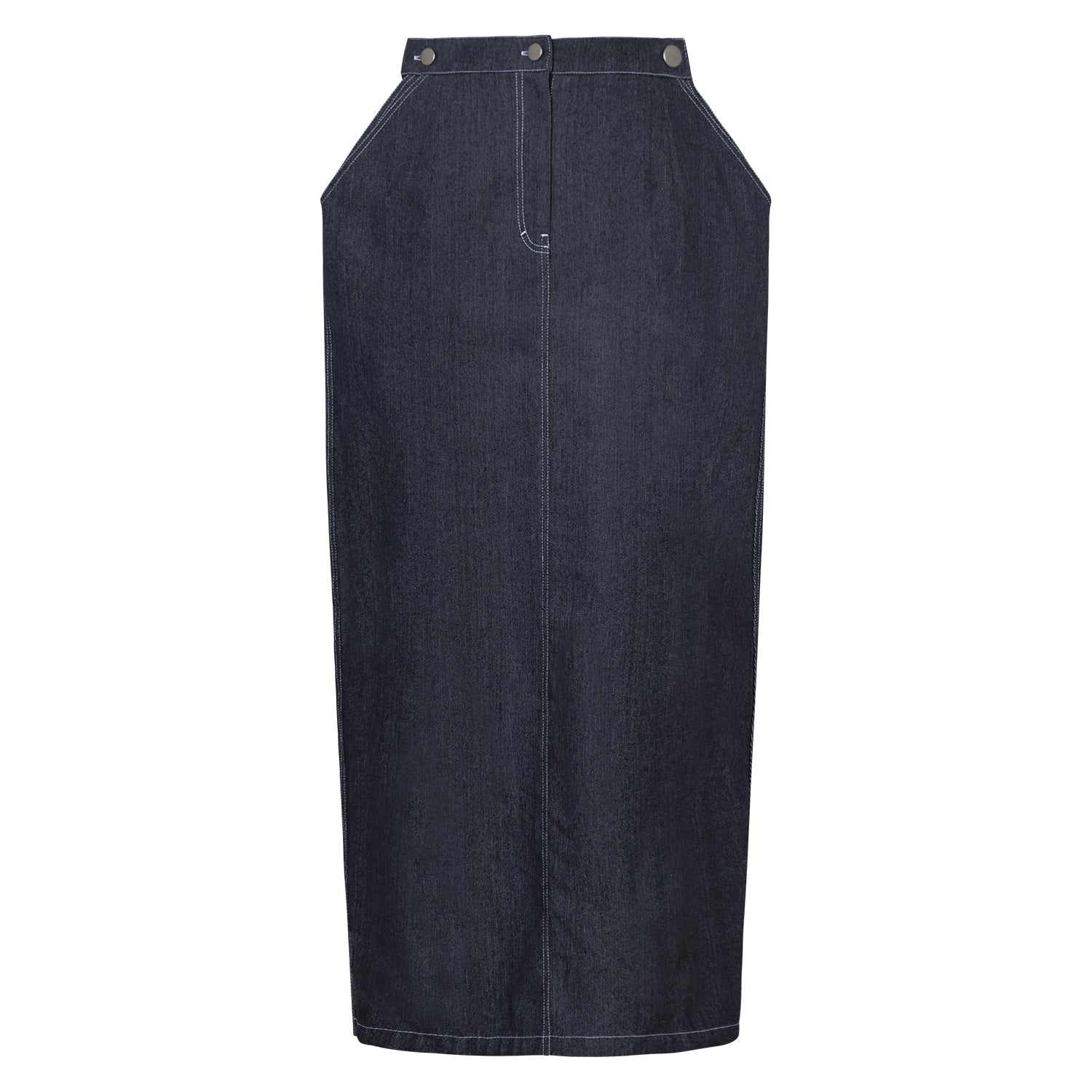 Women’s Blue Denim Tulip Skirt Medium Cassum