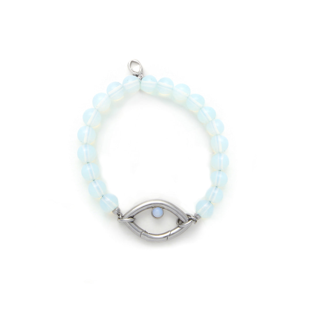 Women’s Blue / Silver Eye Opener Opalite Bracelet-Silver Capsule Eleven