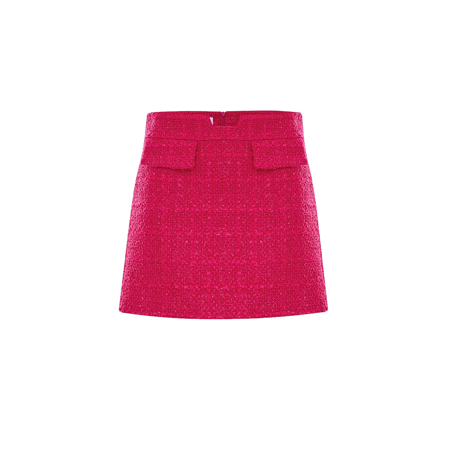 Women’s Pink / Purple Tweed Skirt In Pink Amaranth Extra Small Epuzer