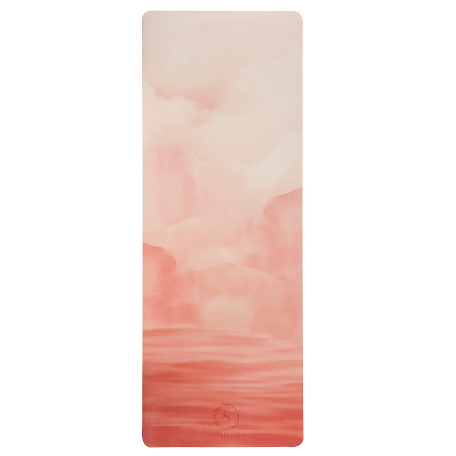 Women’s Yoga Mat - Ultimate Grip - Sea Earth Air-Coral One Size Holdereight Yoga