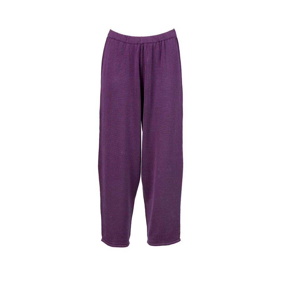 Women’s Pink / Purple Trousers Silk Oriental Petunia One Size Traces of Me