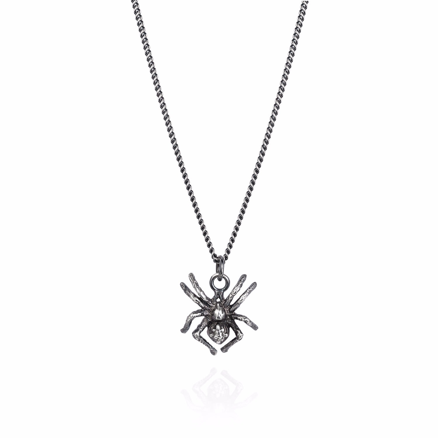 Women’s Silver Little Spider Necklace Yasmin Everley Jewellery
