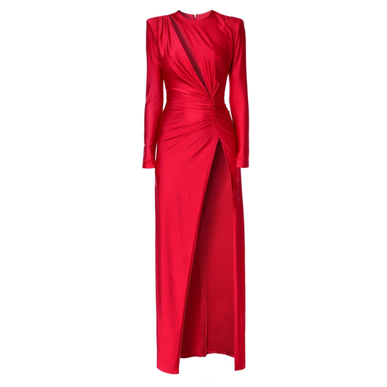Women’s Red Adriana Shy Cherry Maxi Evening Dress Large Aggi