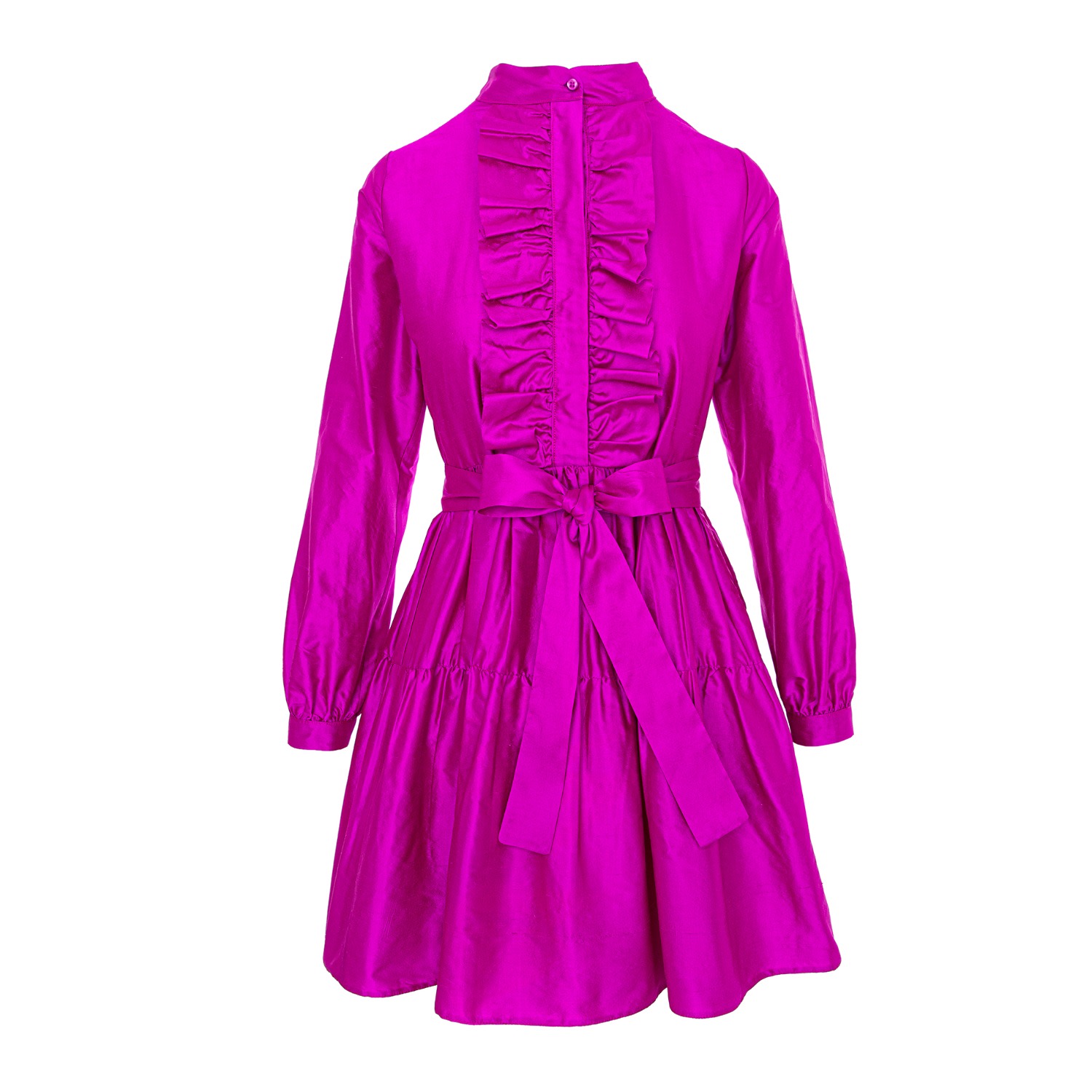 Women’s Pink / Purple Rochelle Short Pink Dress Extra Small Framboise