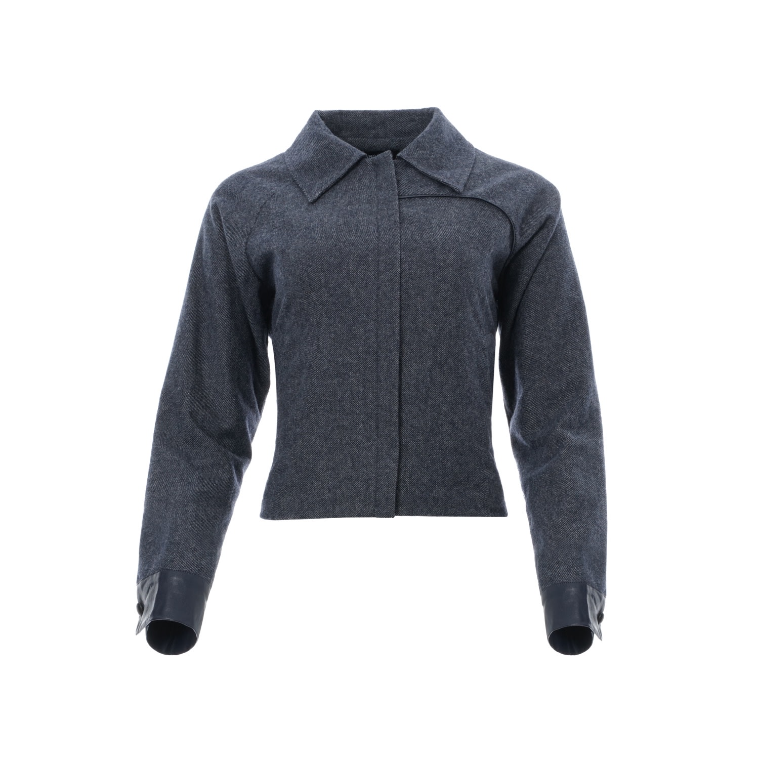 Women’s Blue Paris Tweed Jacket Small Margot Vii