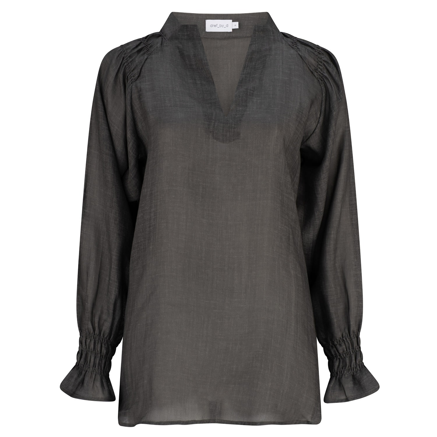 Women’s Grey Julep Top - Charcoal Small Dref by D