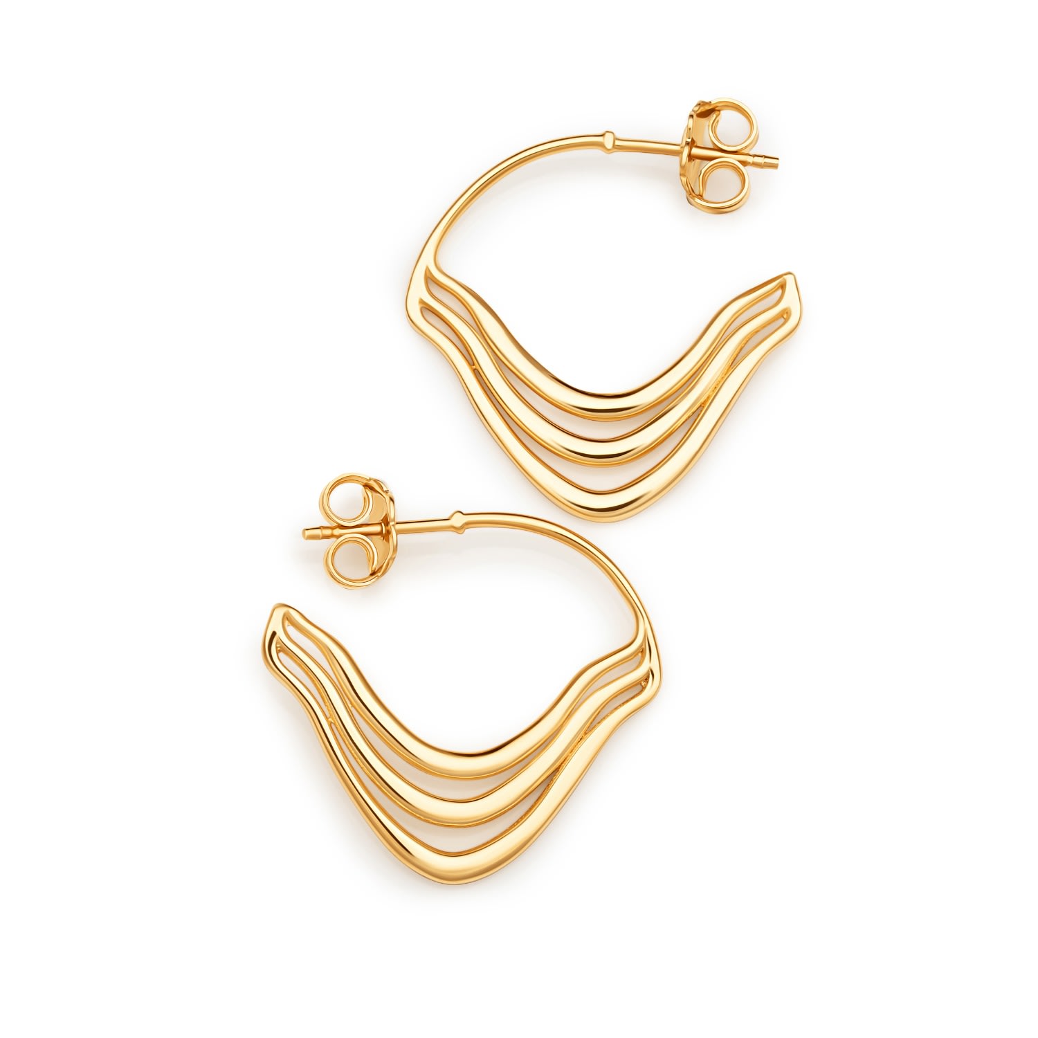 Women’s The Open Back Earrings - Gold Untamd