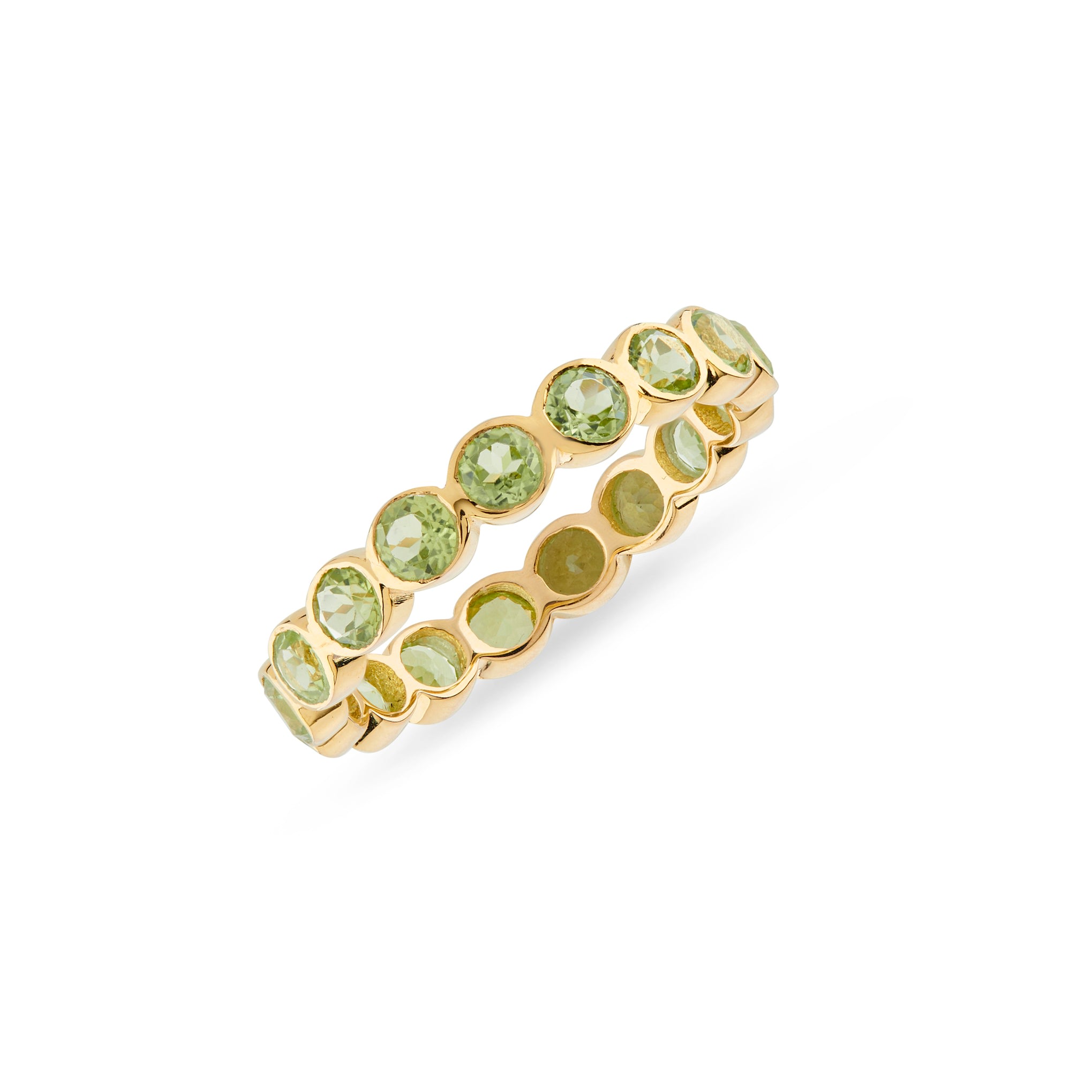 Women’s Green Ortigia Peridot Gold Vermeil Ring Auree Jewellery
