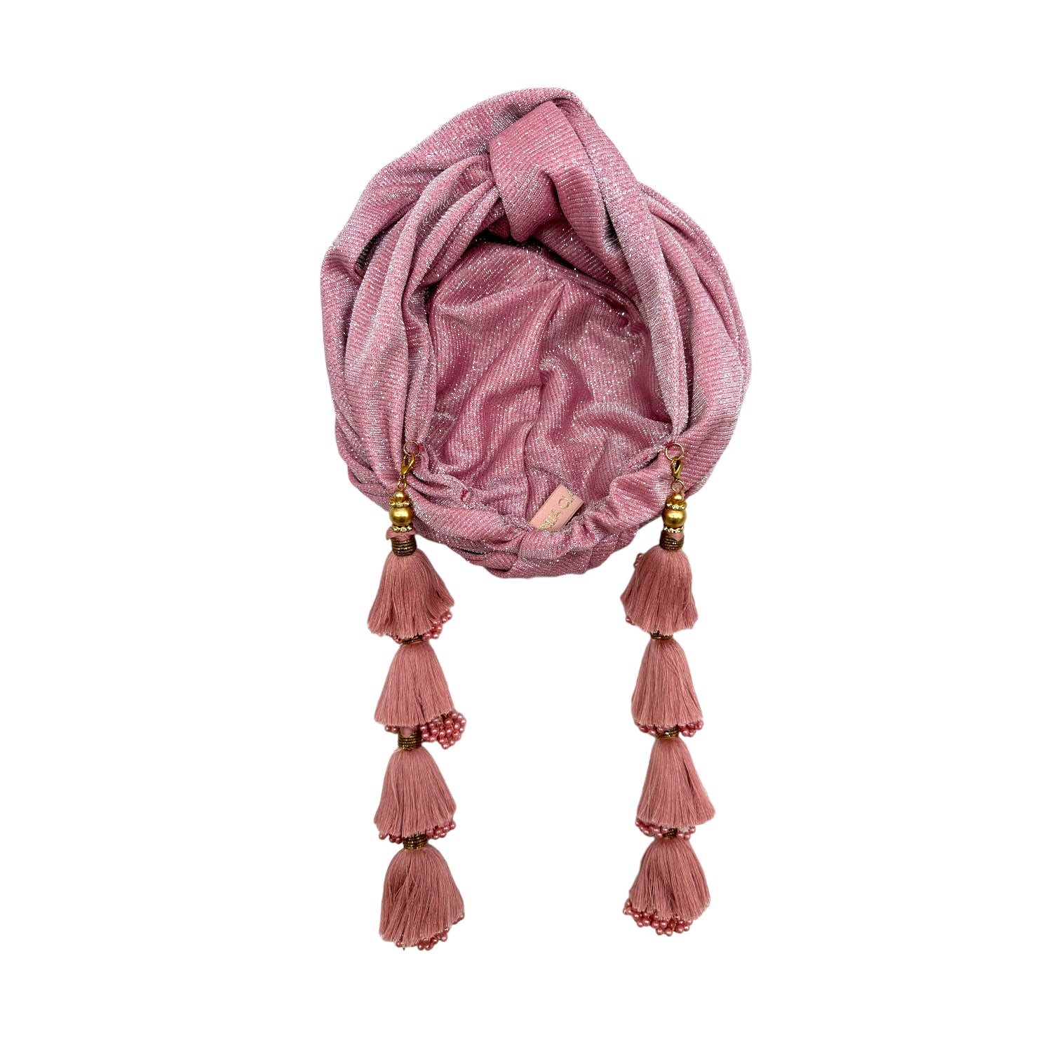 Women’s Pink / Purple Rosie Sparkles Dorado Turban One Size Julia Clancey
