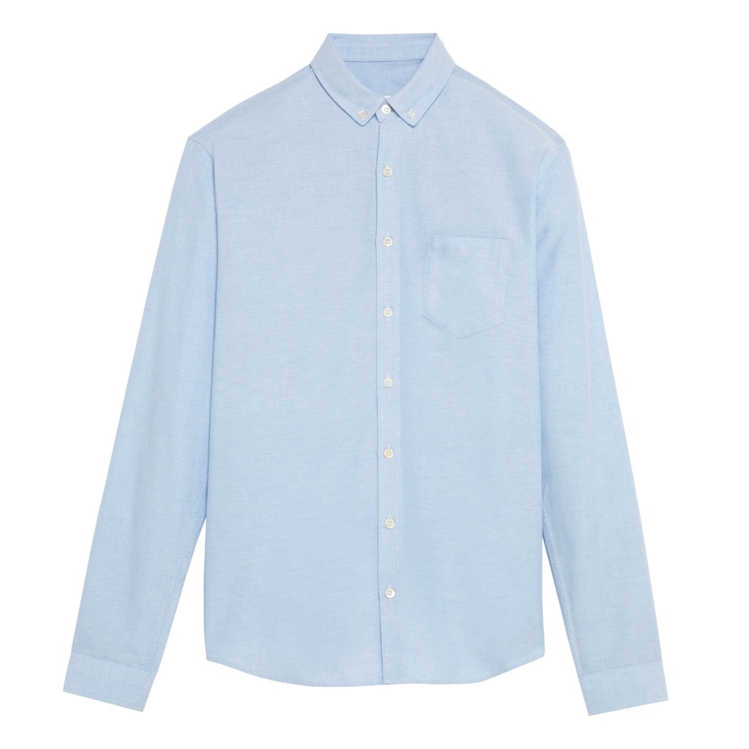 Men’s Smith Oxford Shirt - Blue Medium Fyu Paris