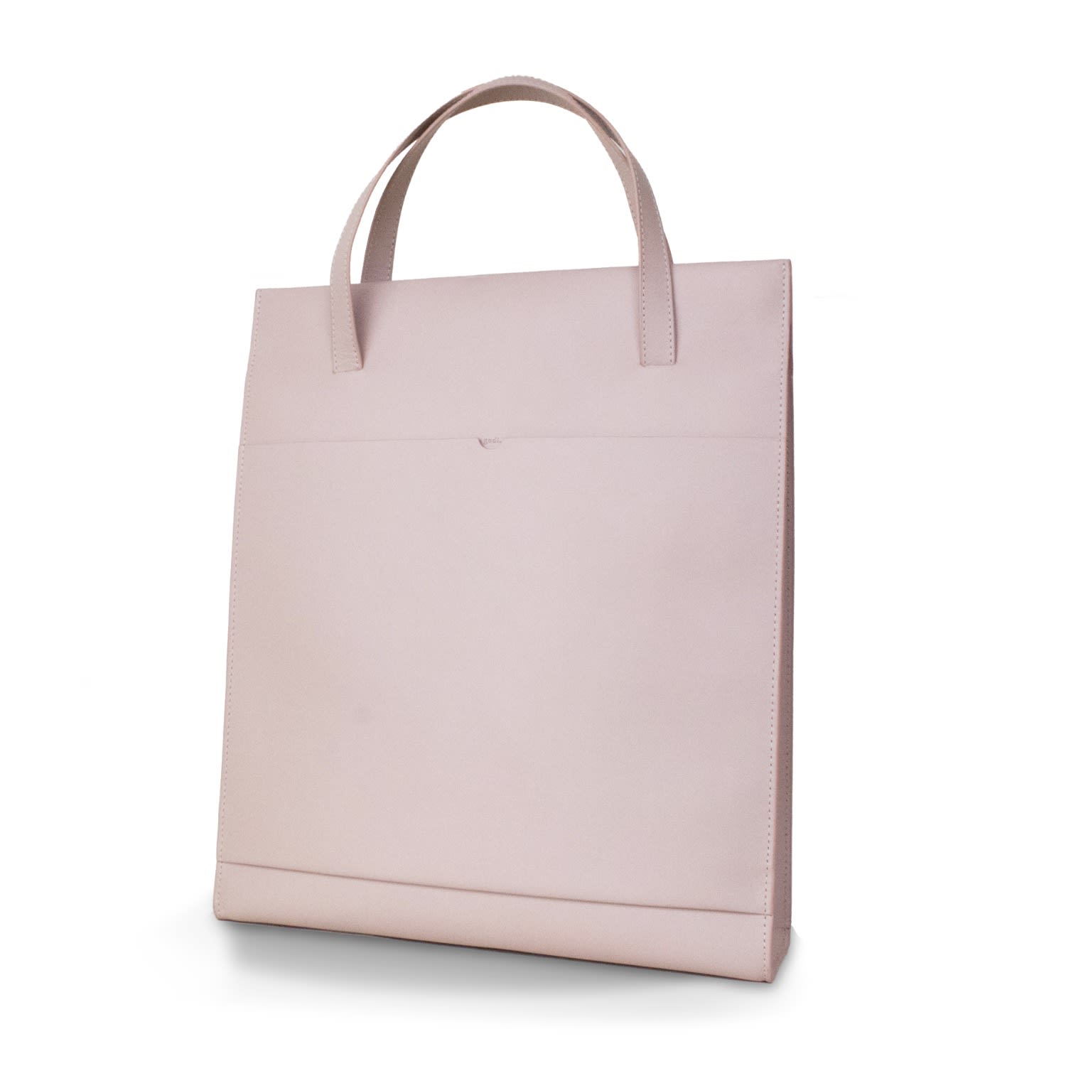 Women’s Pink / Purple Handmade Adjustable Leather Tote Bag - Nude Pink Godi.