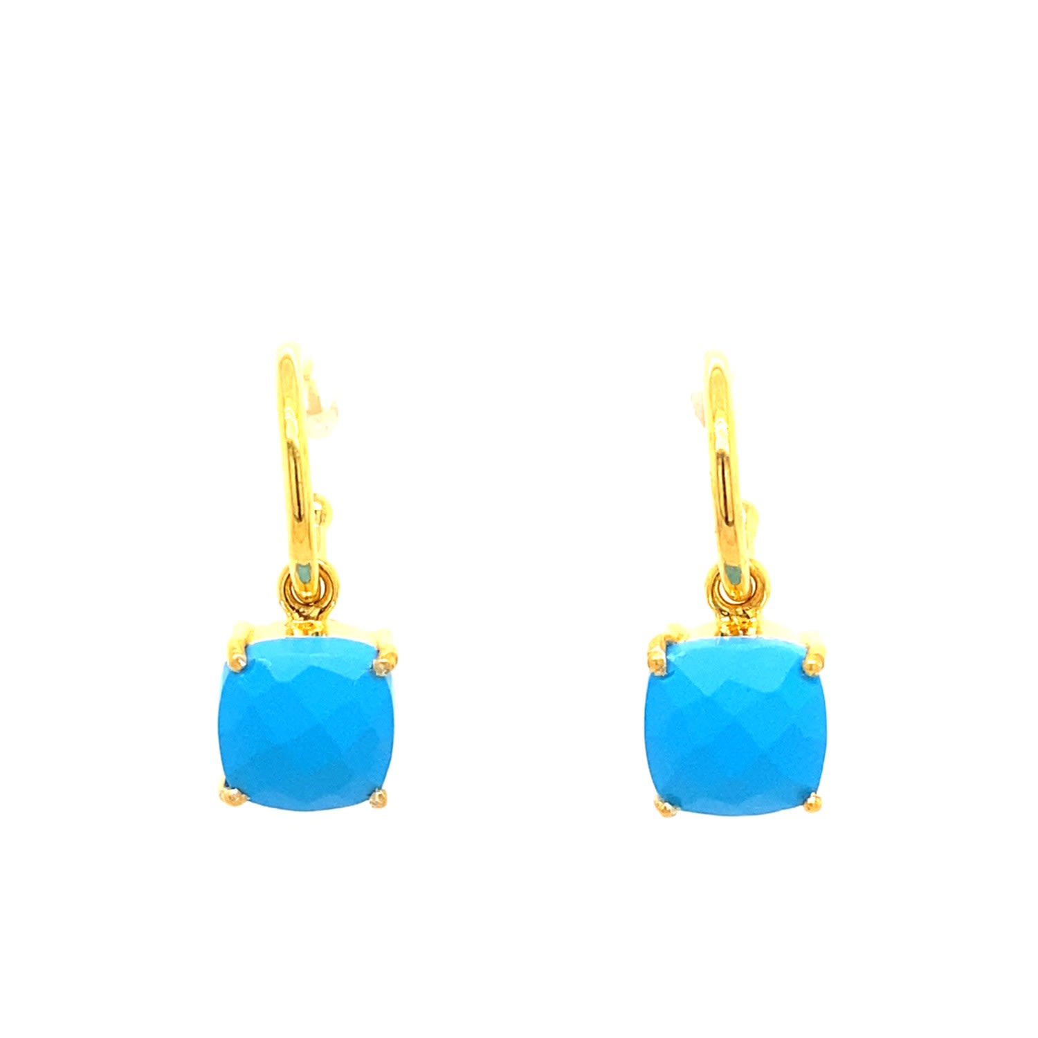 Women’s Blue Square Peg In Turquoise Gem Bazaar Jewellery