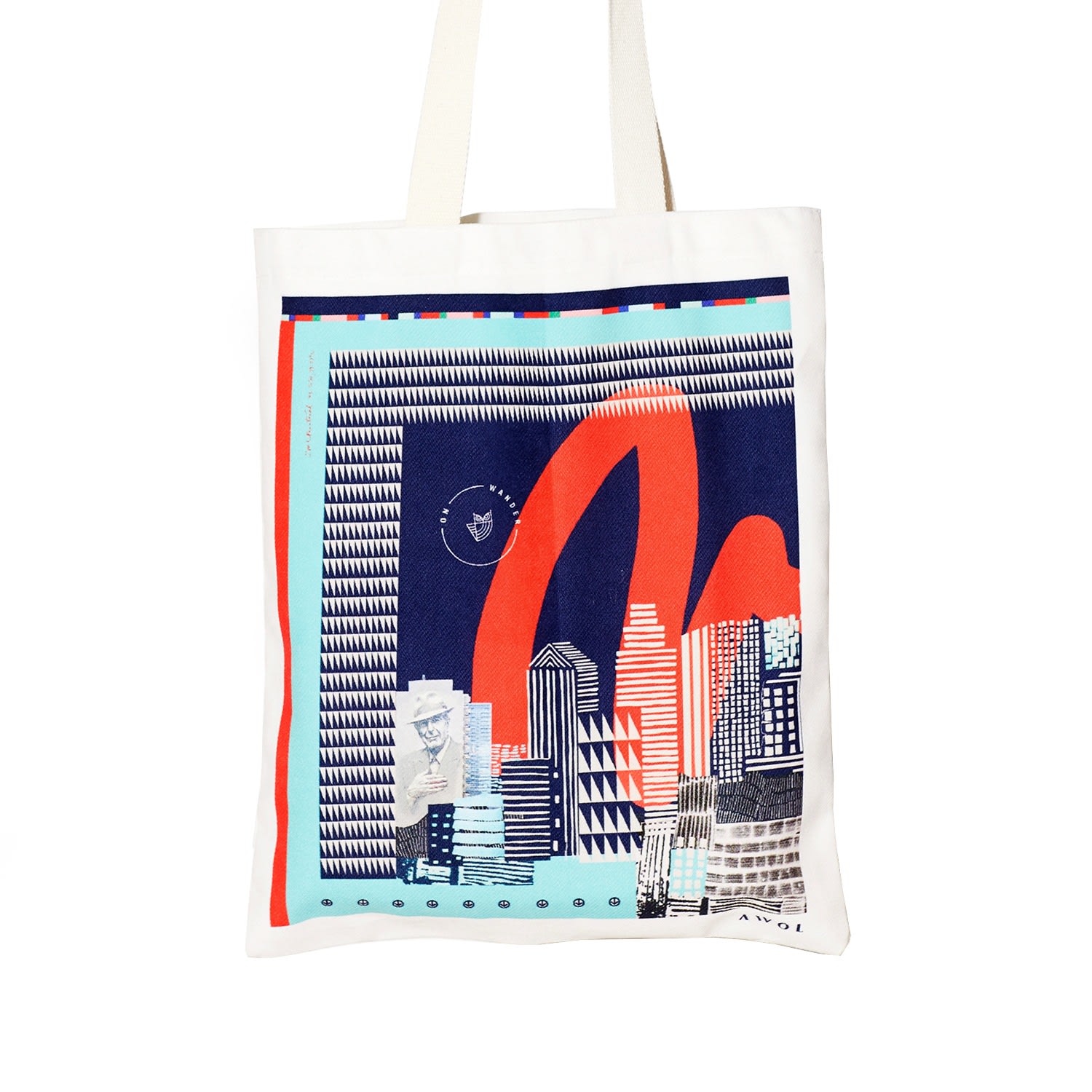 Women’s Blue / White / Red The Montreal Tote Awol