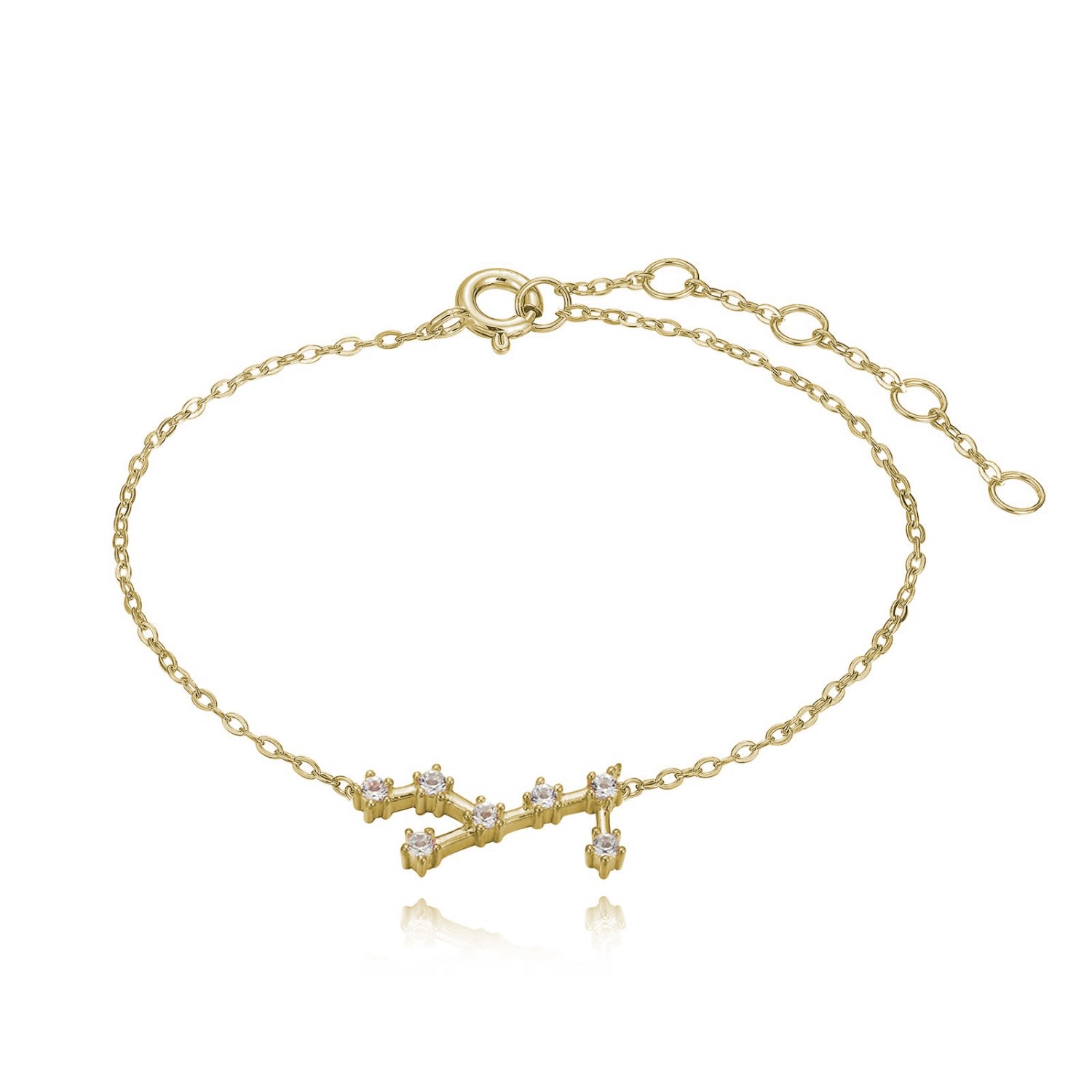 Women’s Gold Virgo Constellation Bracelet Kathryn New York